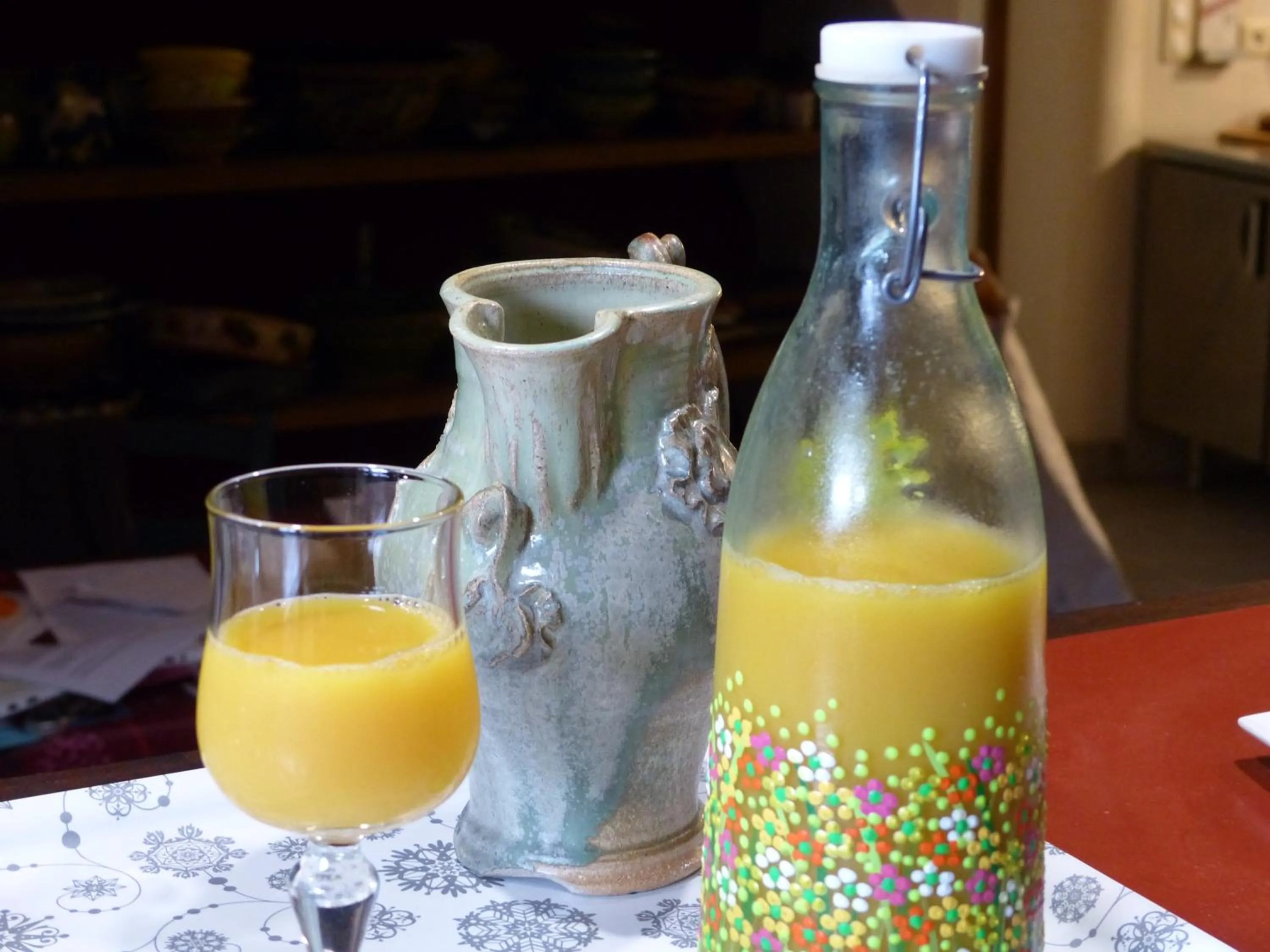 Buffet breakfast in La Ferme du petit Ségriès Bed and Breakfast