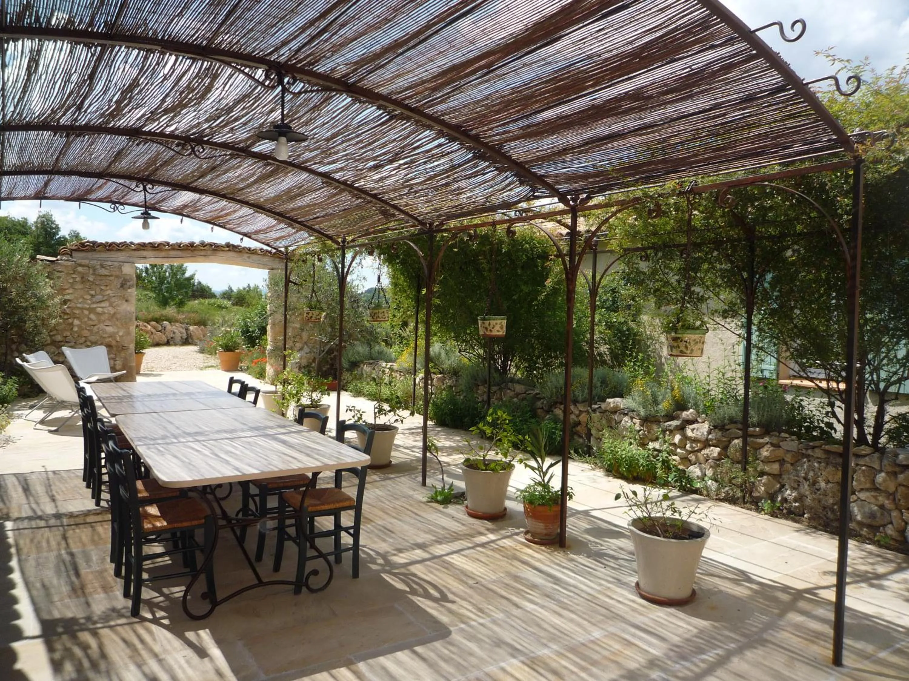 Balcony/Terrace in La Ferme du petit Ségriès Bed and Breakfast