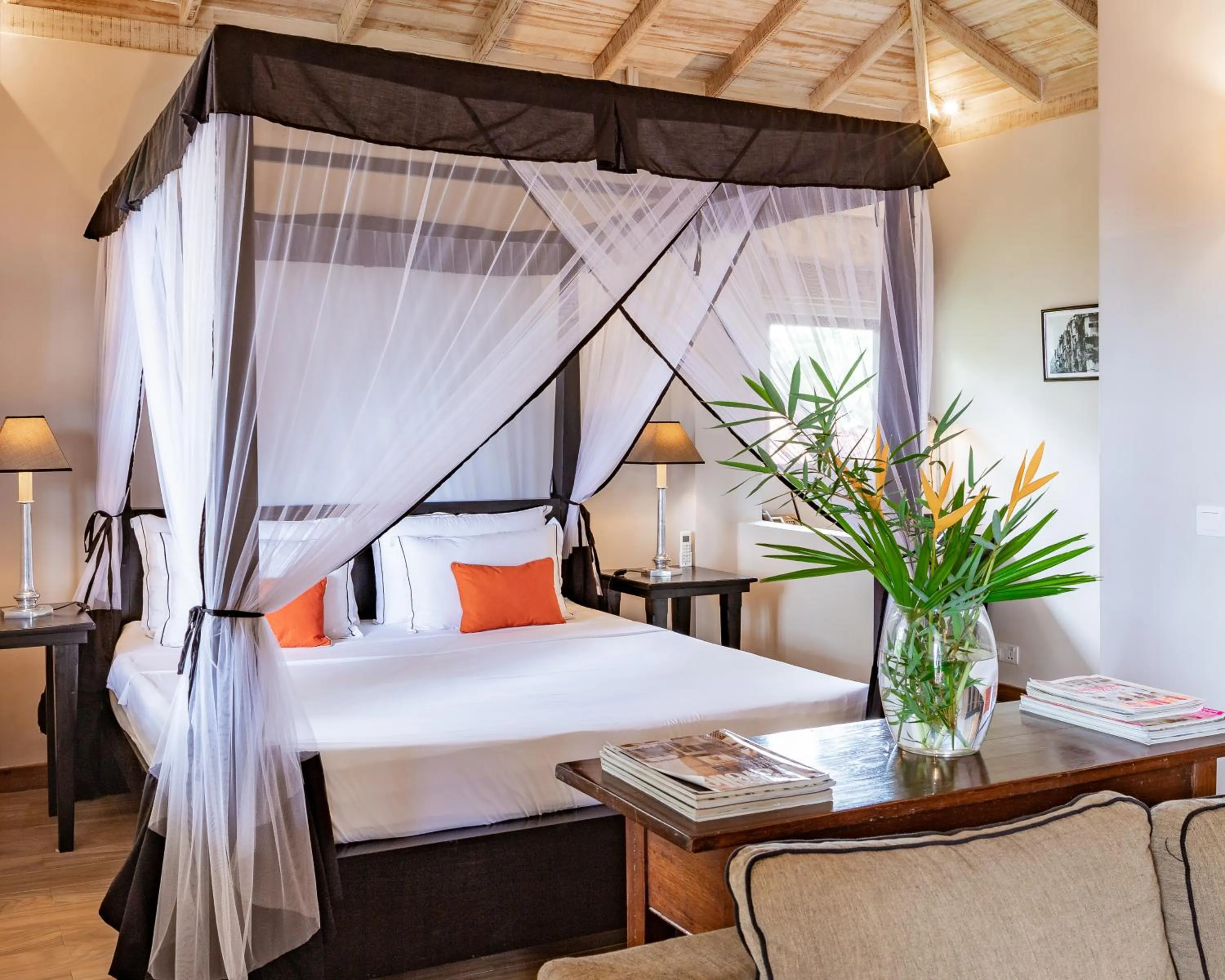 Bed in Tabula Rasa Resort & Spa