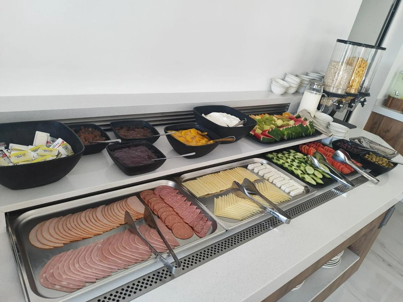 Buffet breakfast in Blue Horizon Apartments