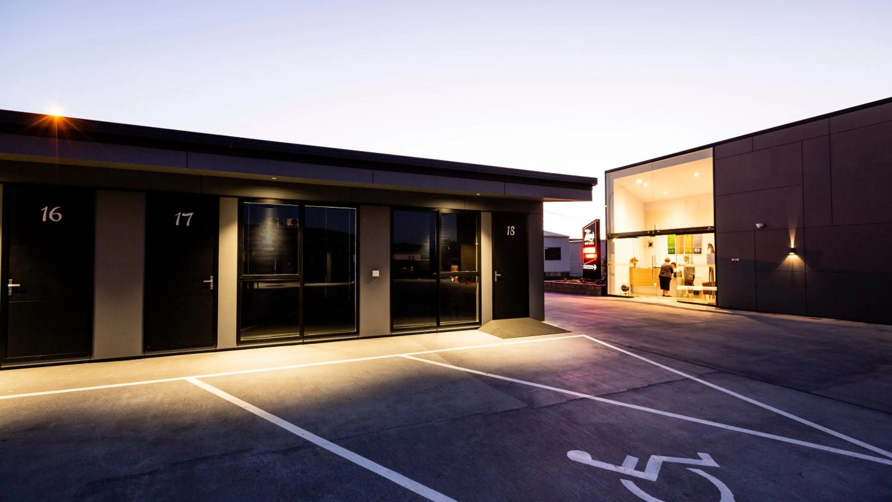 Lobby or reception in Zachary's Motel