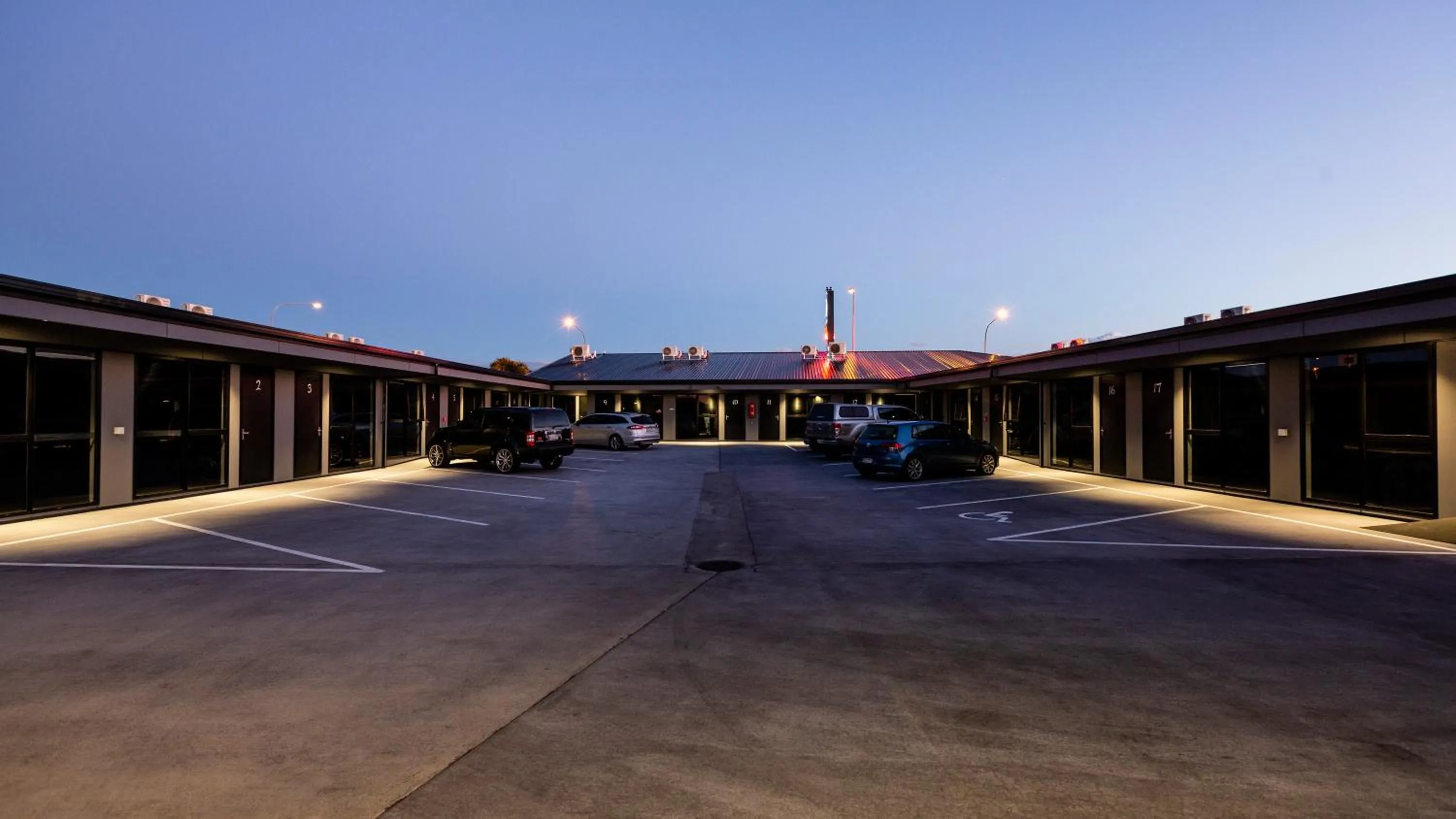 Floor plan in Zachary's Motel