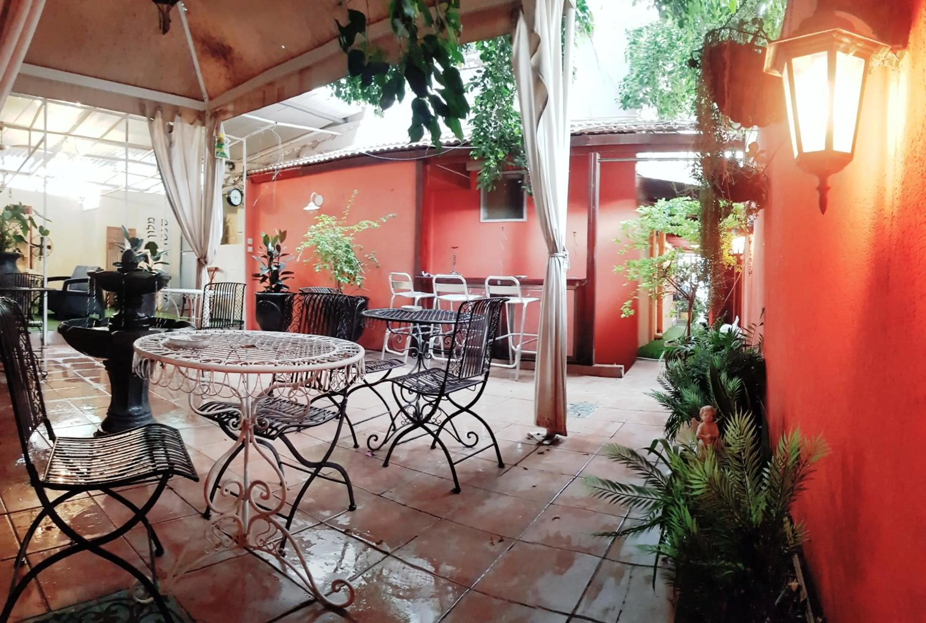 Patio in Central Hotel