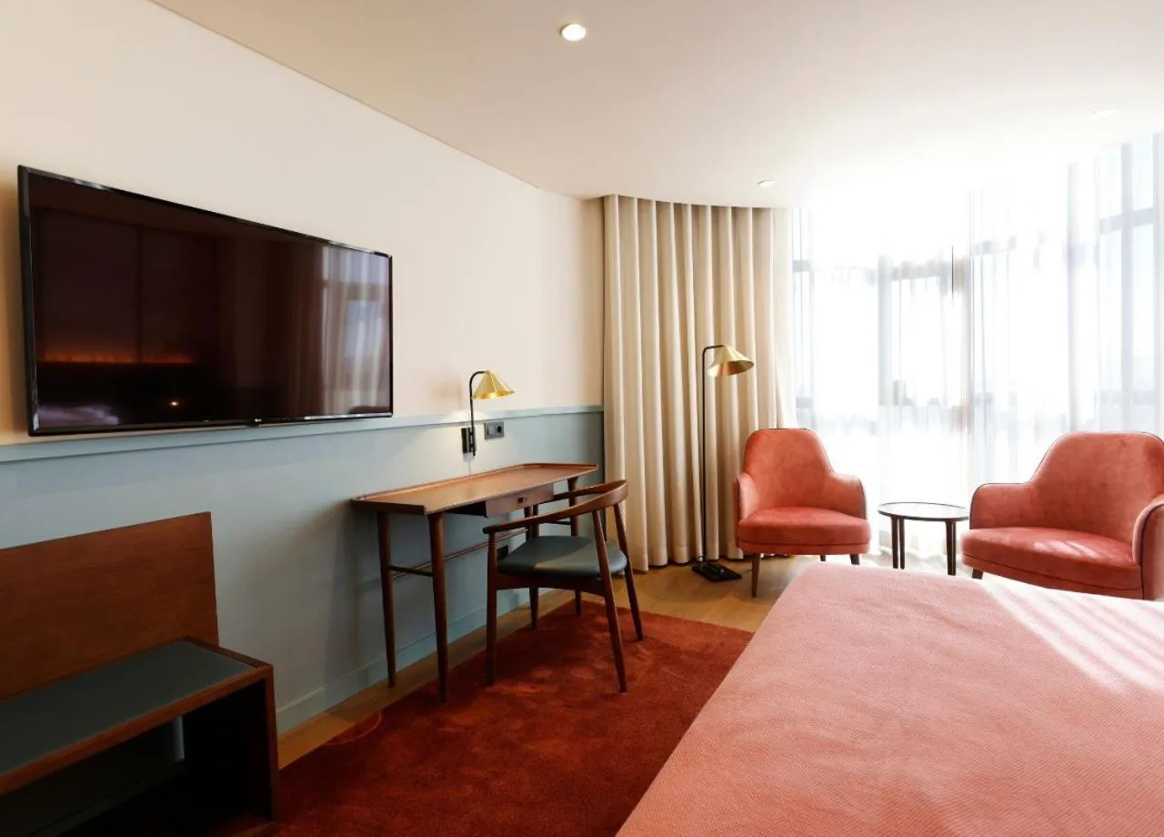 TV and multimedia, Bed in Montebelo Viseu Congress Hotel & Spa