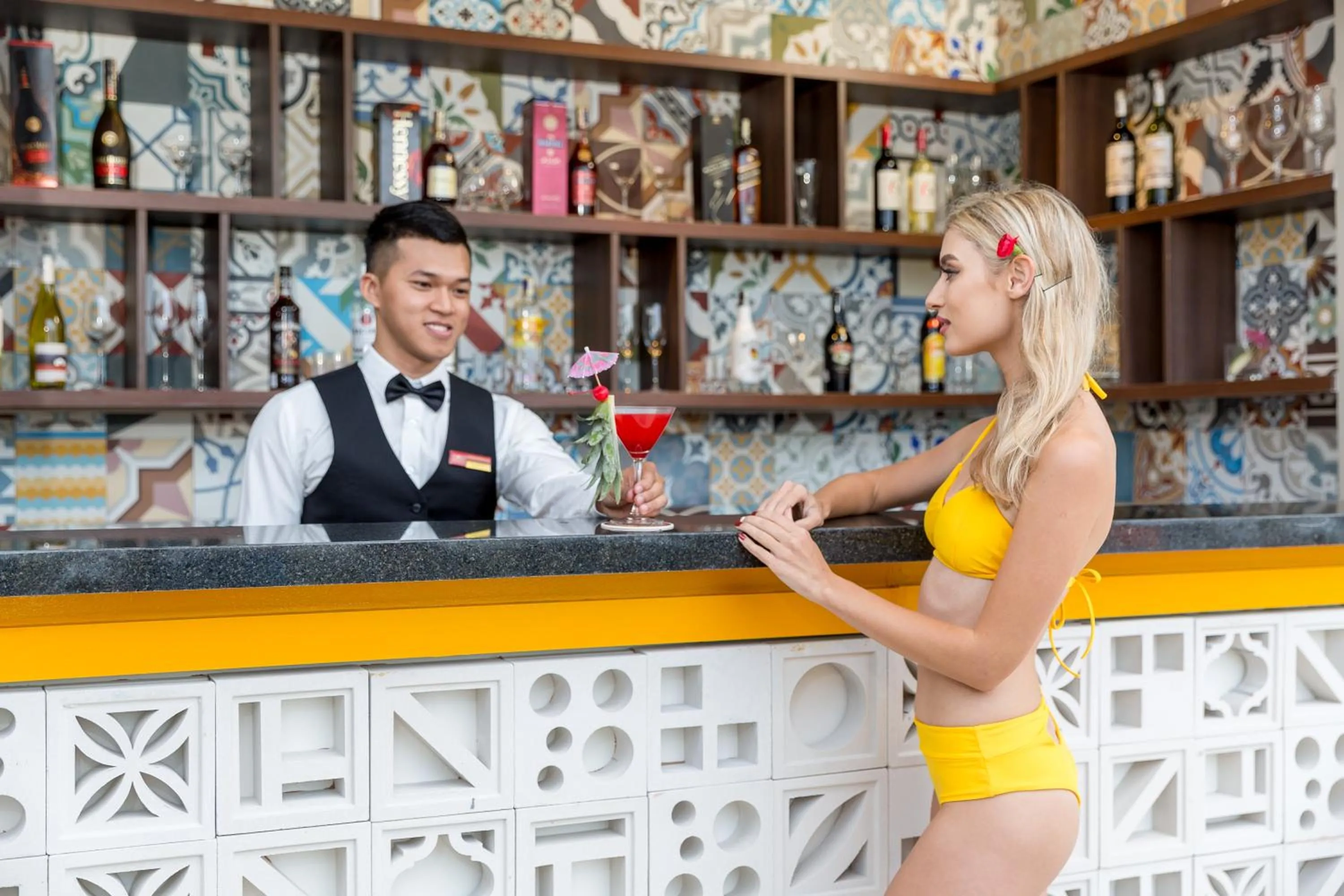 Staff in Val Soleil Hotel