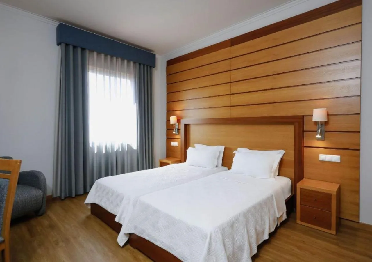 Bed in Montebelo Palácio dos Melos Viseu Historic Hotel