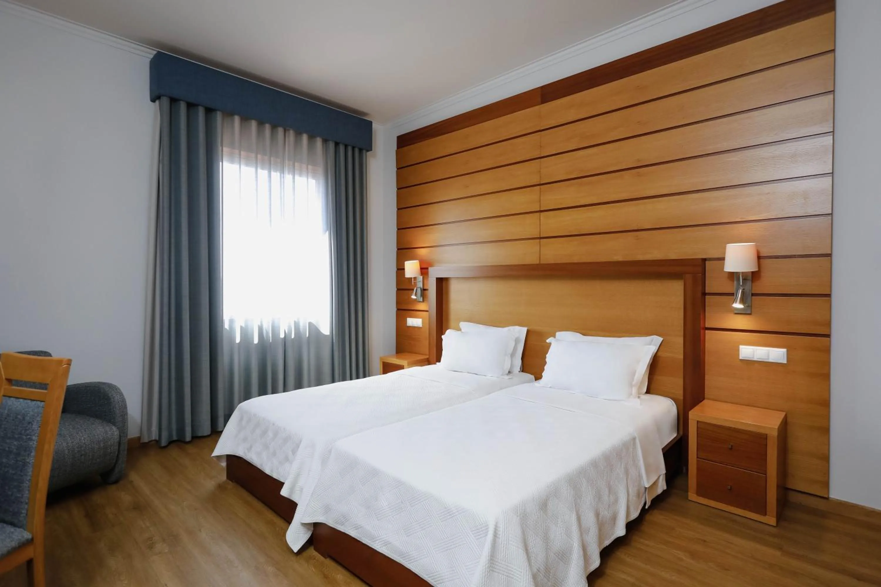 Bed in Montebelo Palácio dos Melos Viseu Historic Hotel