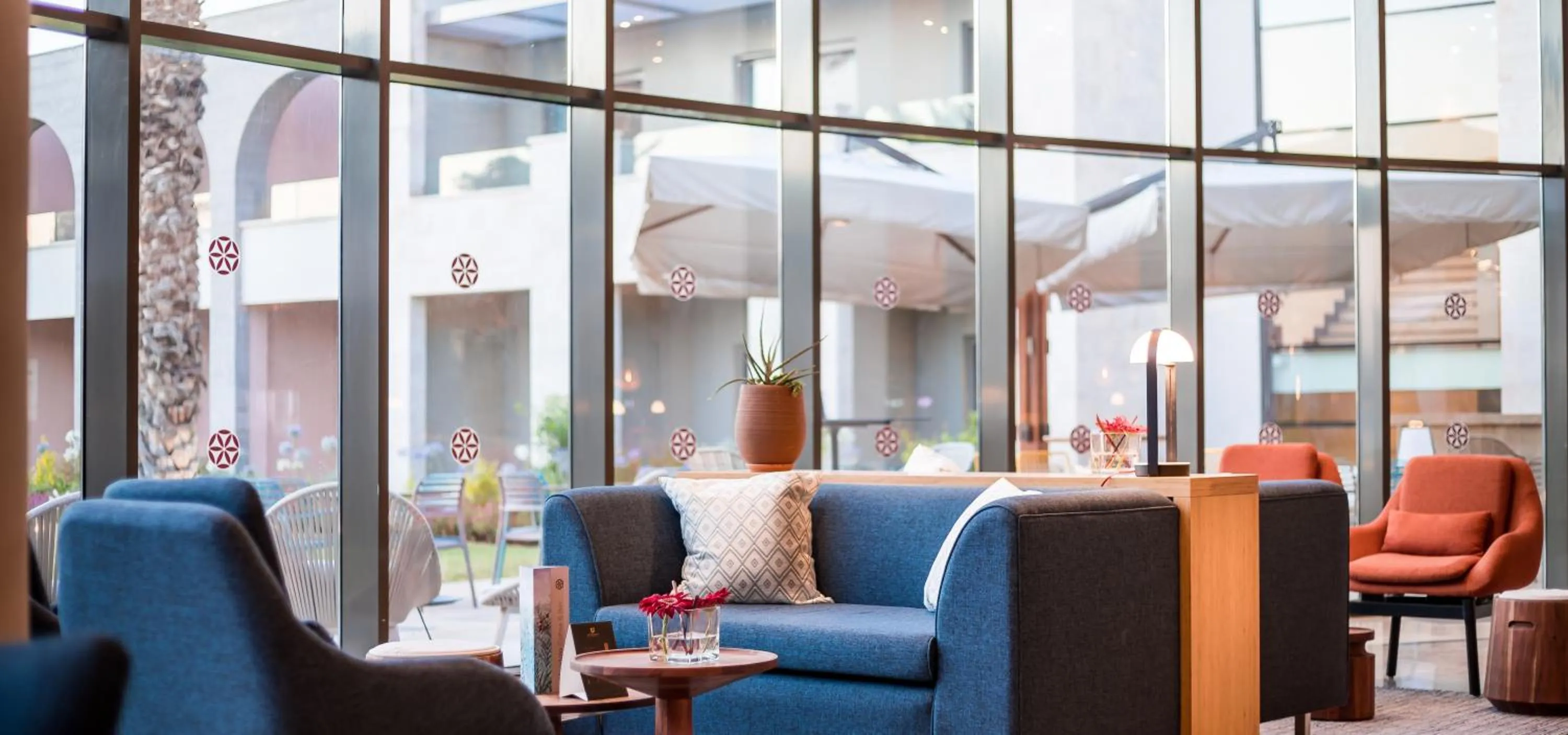 Lobby or reception in Magdala Hotel