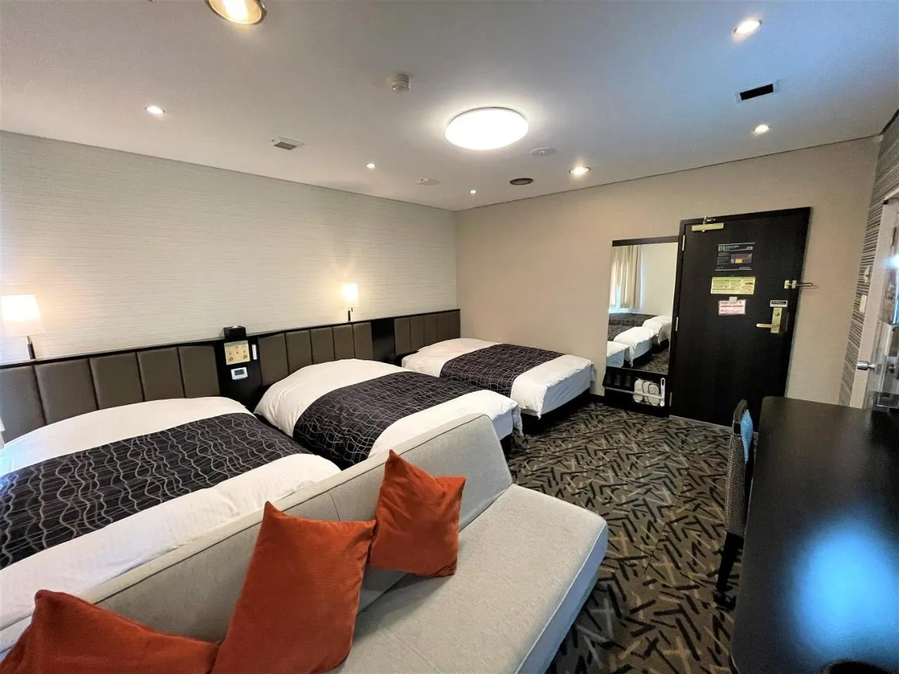 Bed in APA Hotel Hachioji Eki Nishi