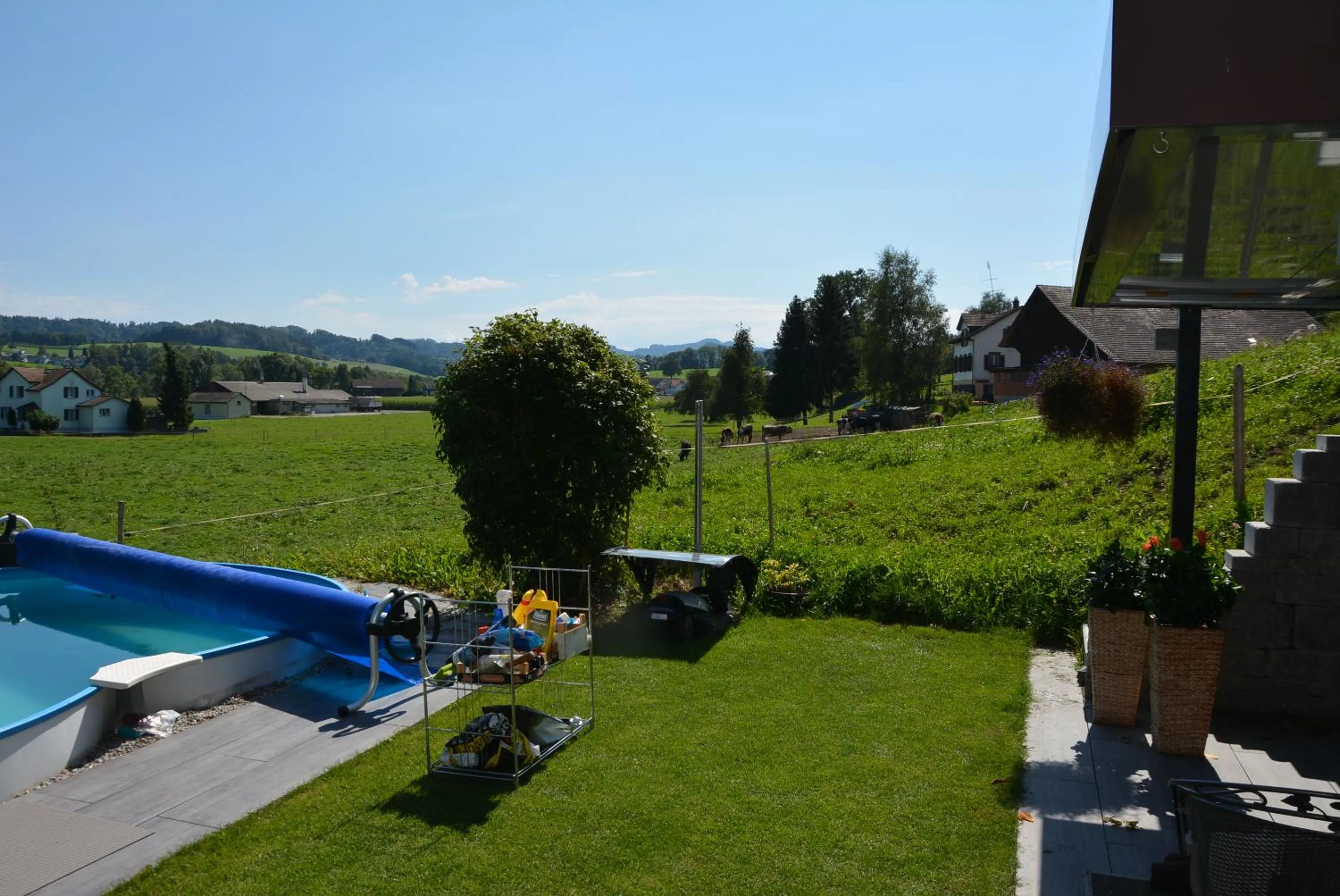 Garden view in BnB Sirnach