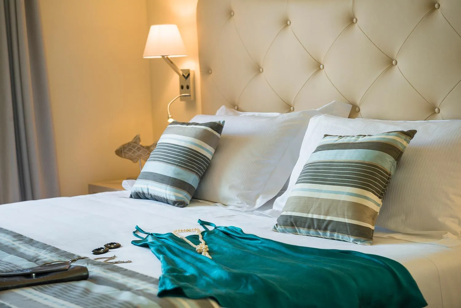 Bed in Grand Hotel Pietra Ligure