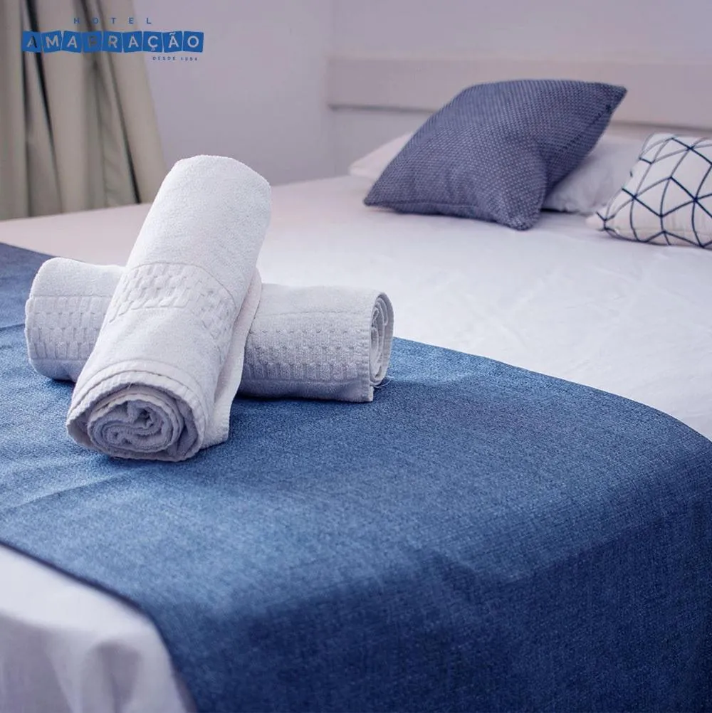 Bed in Hotel Amarração