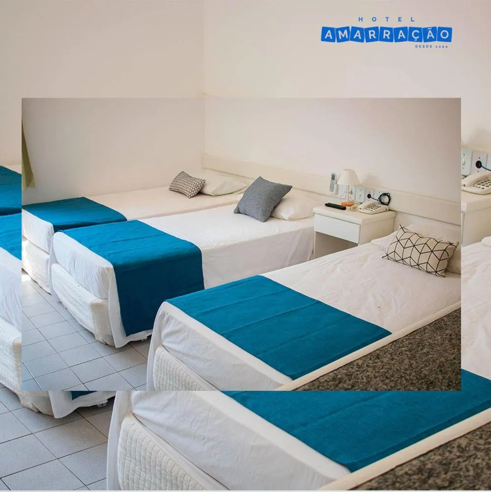 Bed in Hotel Amarração