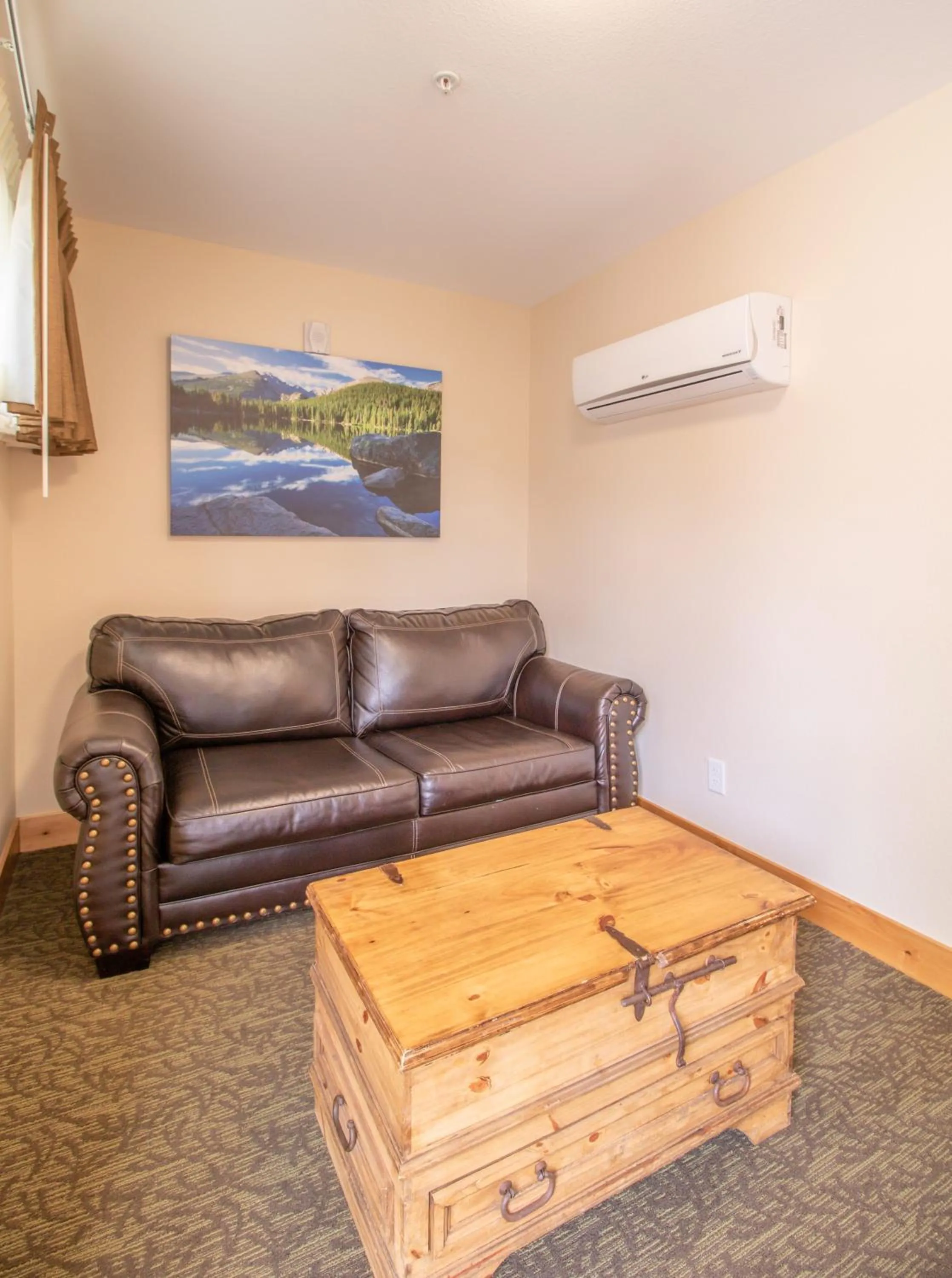 Living room in Coyote Mountain Lodge