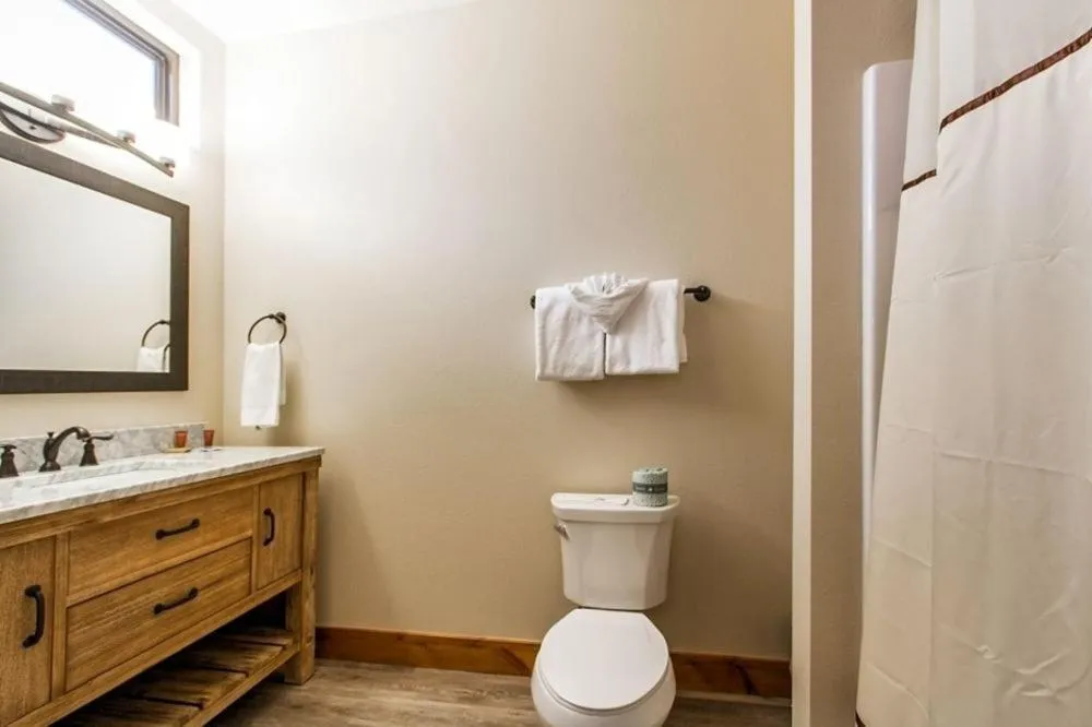 Bathroom in Coyote Mountain Lodge