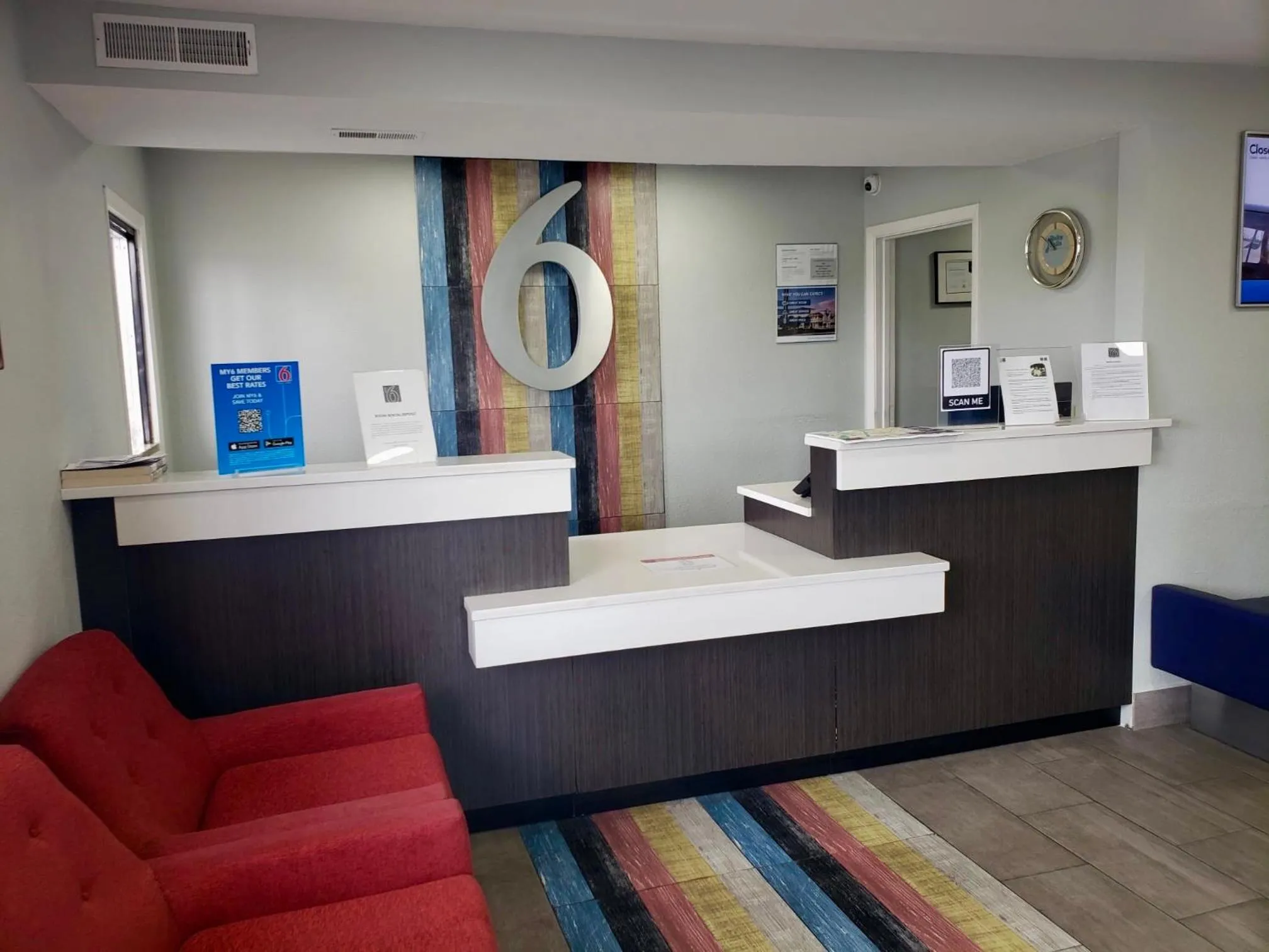 Lobby or reception in Motel 6-East Ridge, TN