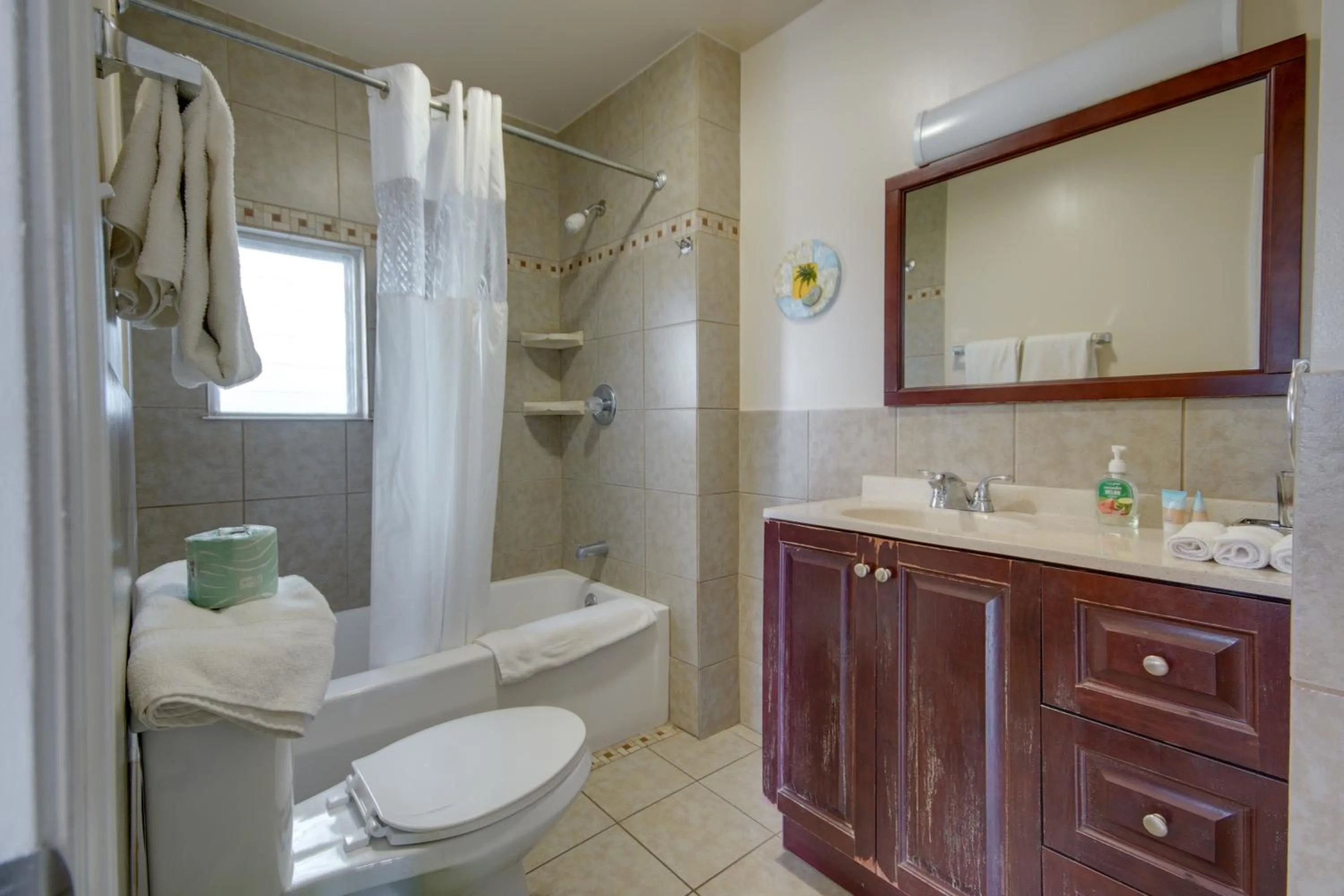 Toilet in Ocean Lodge Hotel South