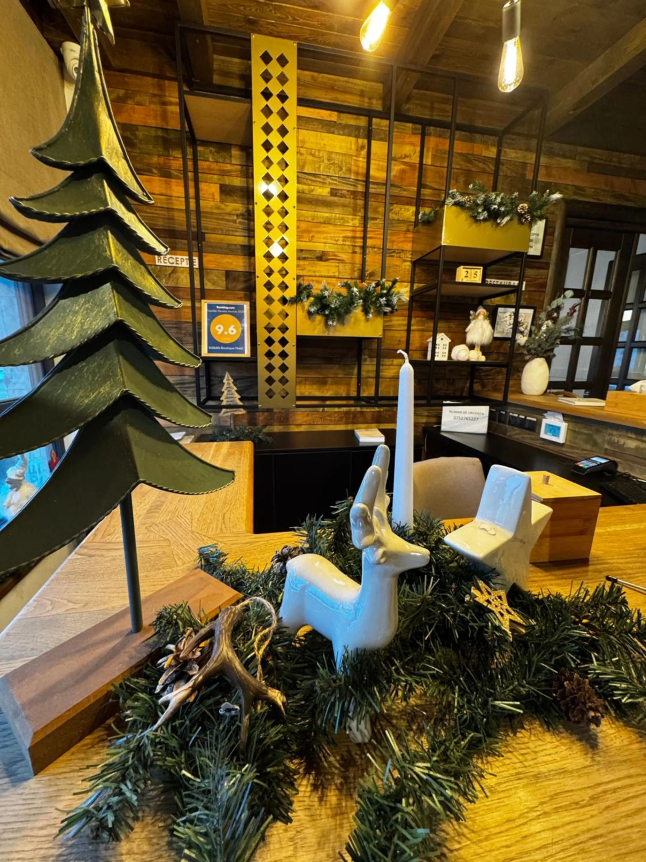 Lobby or reception in KABAN BOUTIQUE HOTEL - 5Star Central Villa in Vatra Dornei