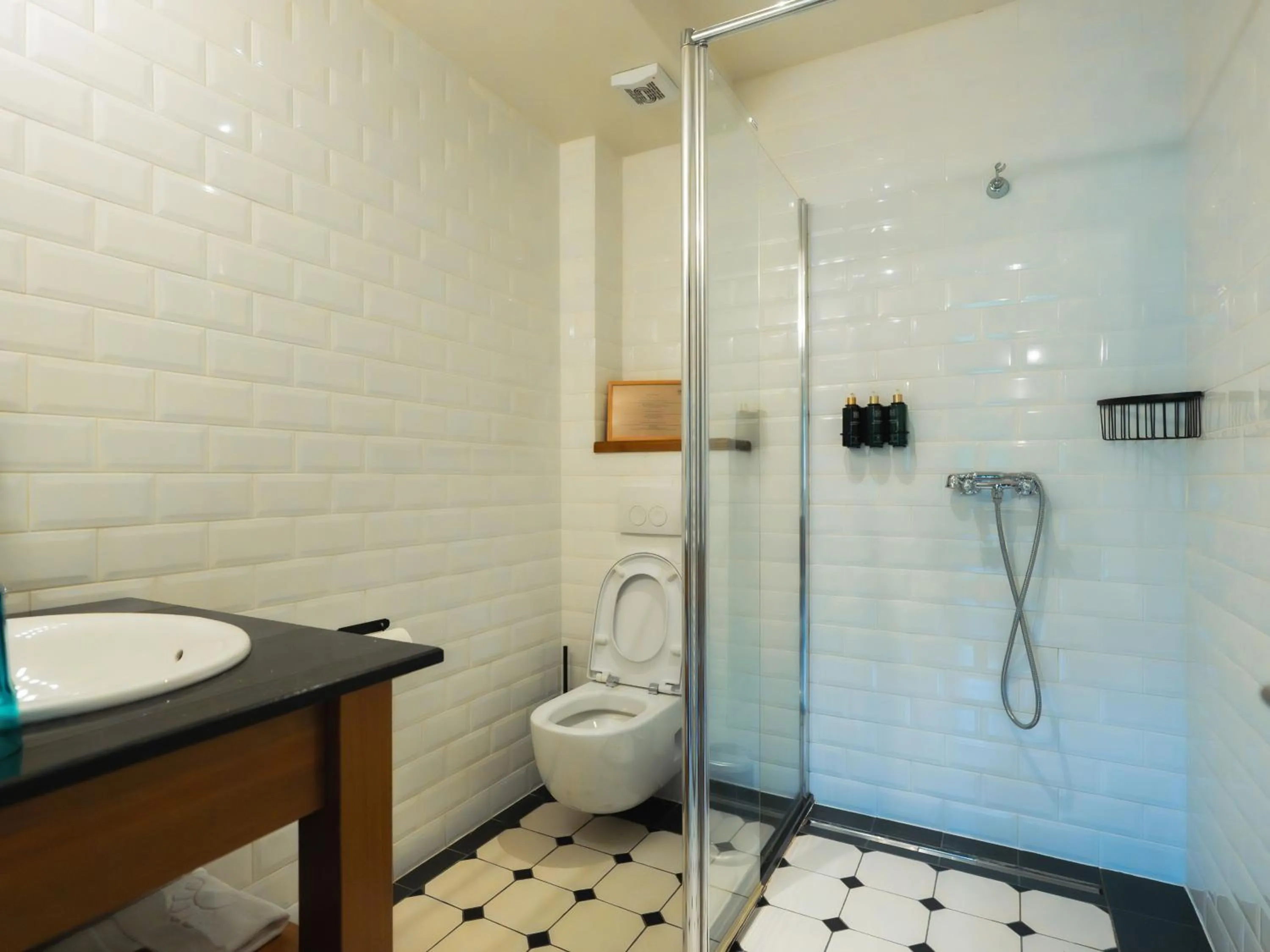 Shower in KABAN BOUTIQUE HOTEL - 5Star Central Villa in Vatra Dornei