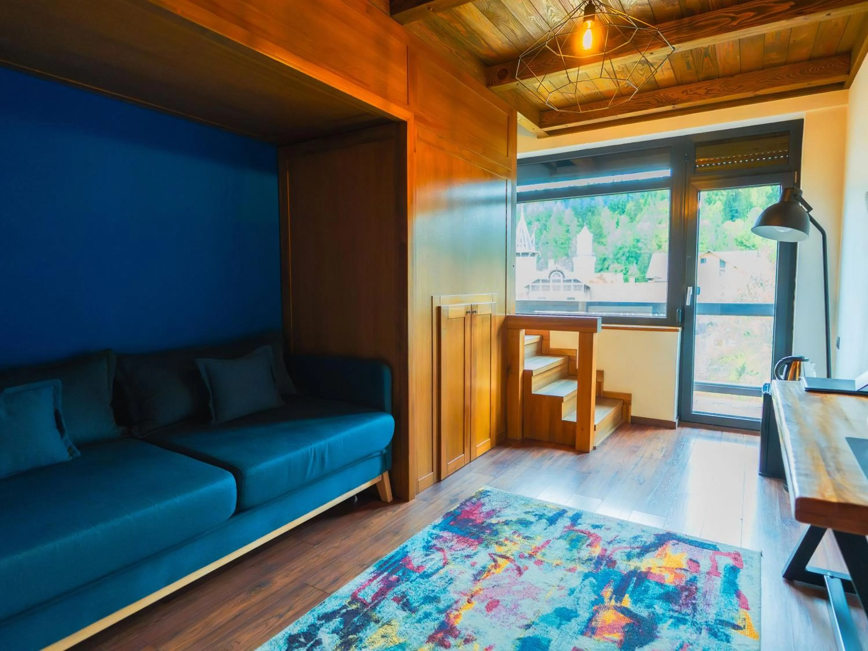 Living room, Bed in KABAN BOUTIQUE HOTEL - 5Star Central Villa in Vatra Dornei