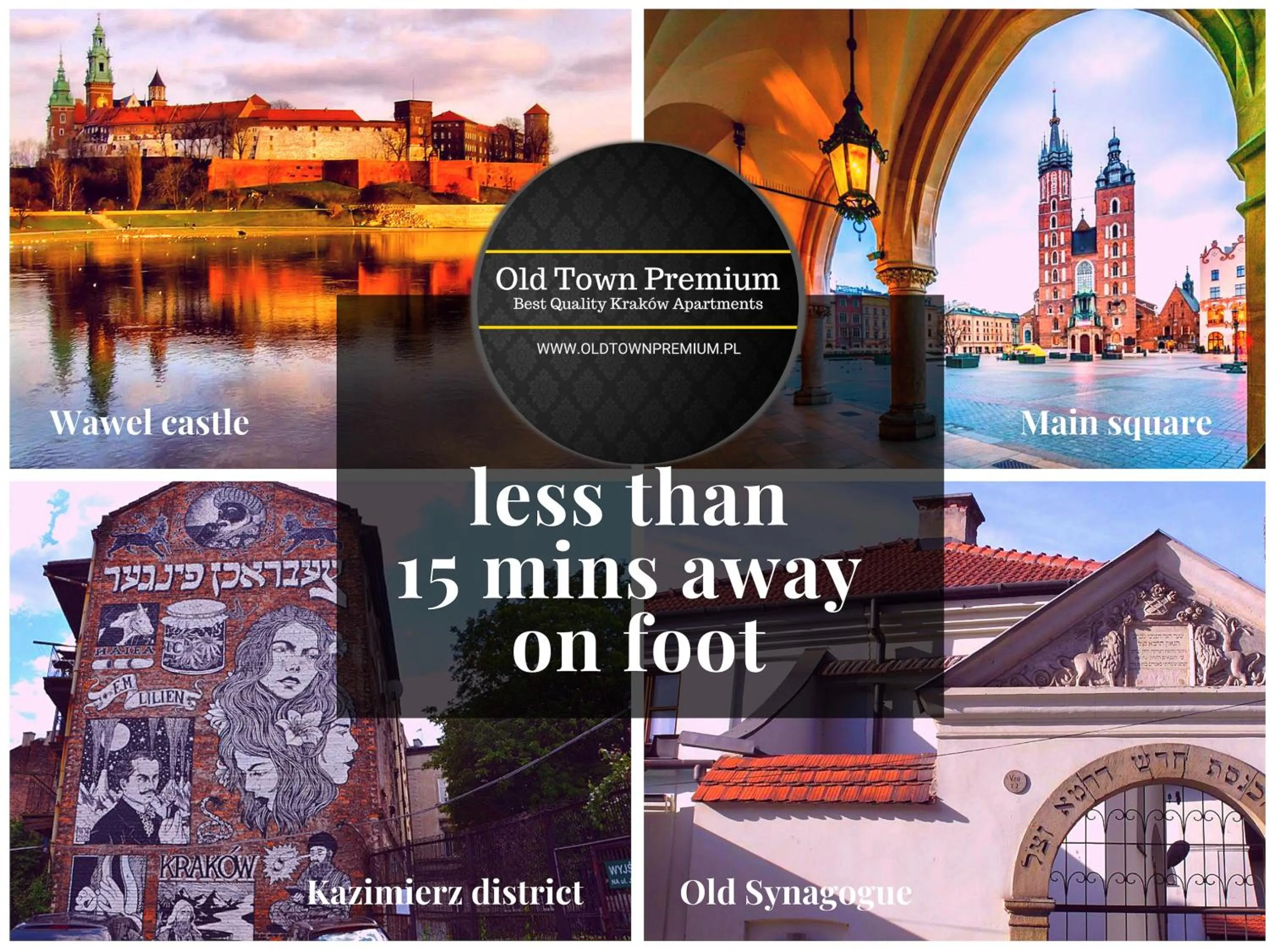 Text overlay in Old Town Premium Queen`s Apartments