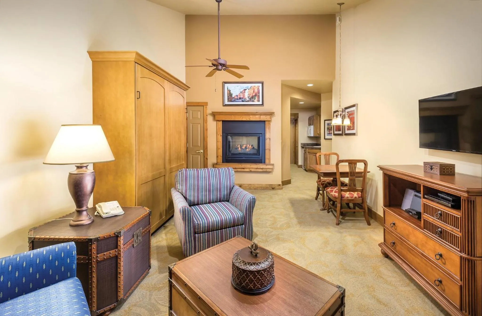 Living room in WorldMark Galena