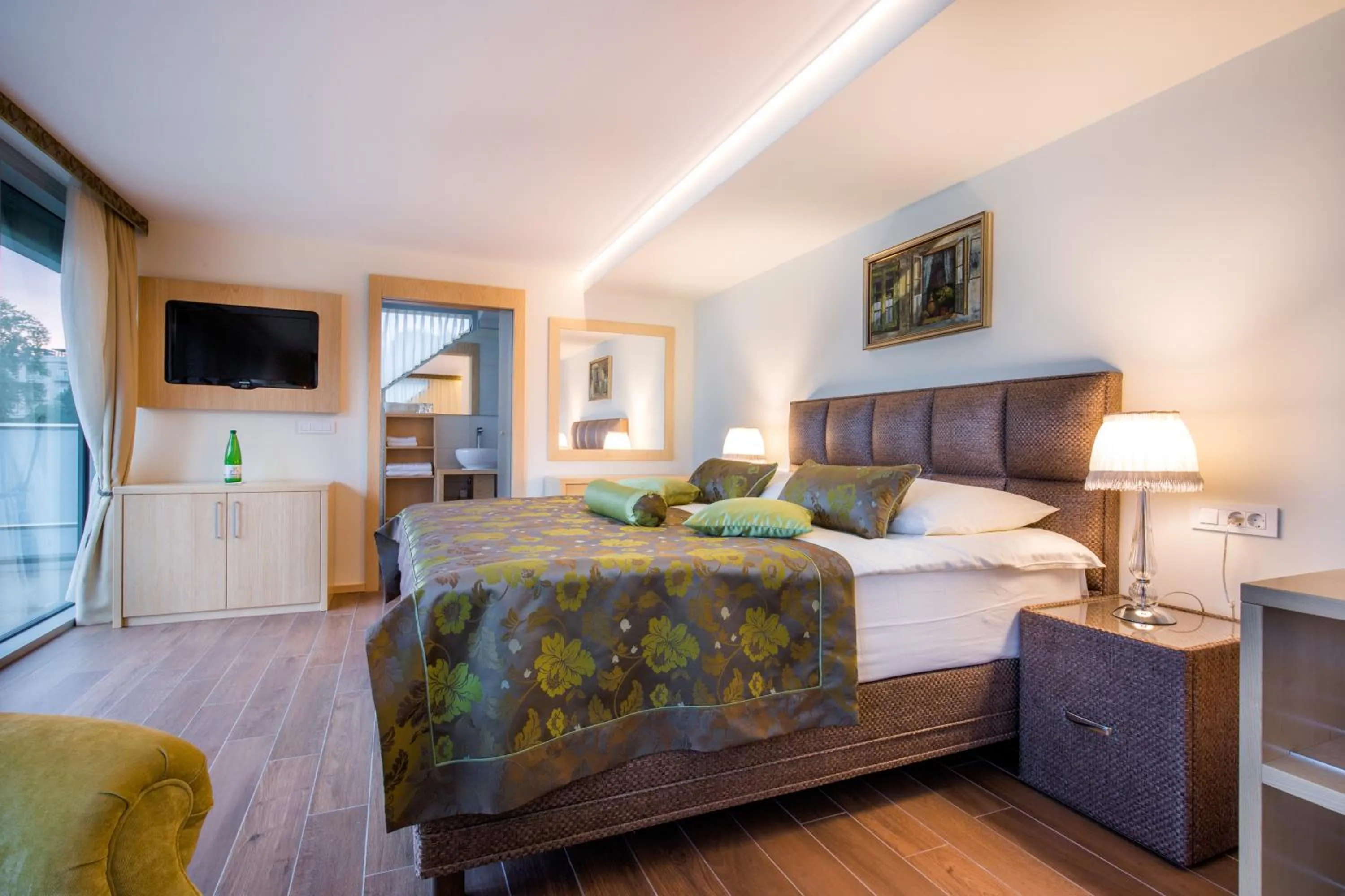 Bedroom, Bed in Grand Hotel Donat Superior & Wellness Center