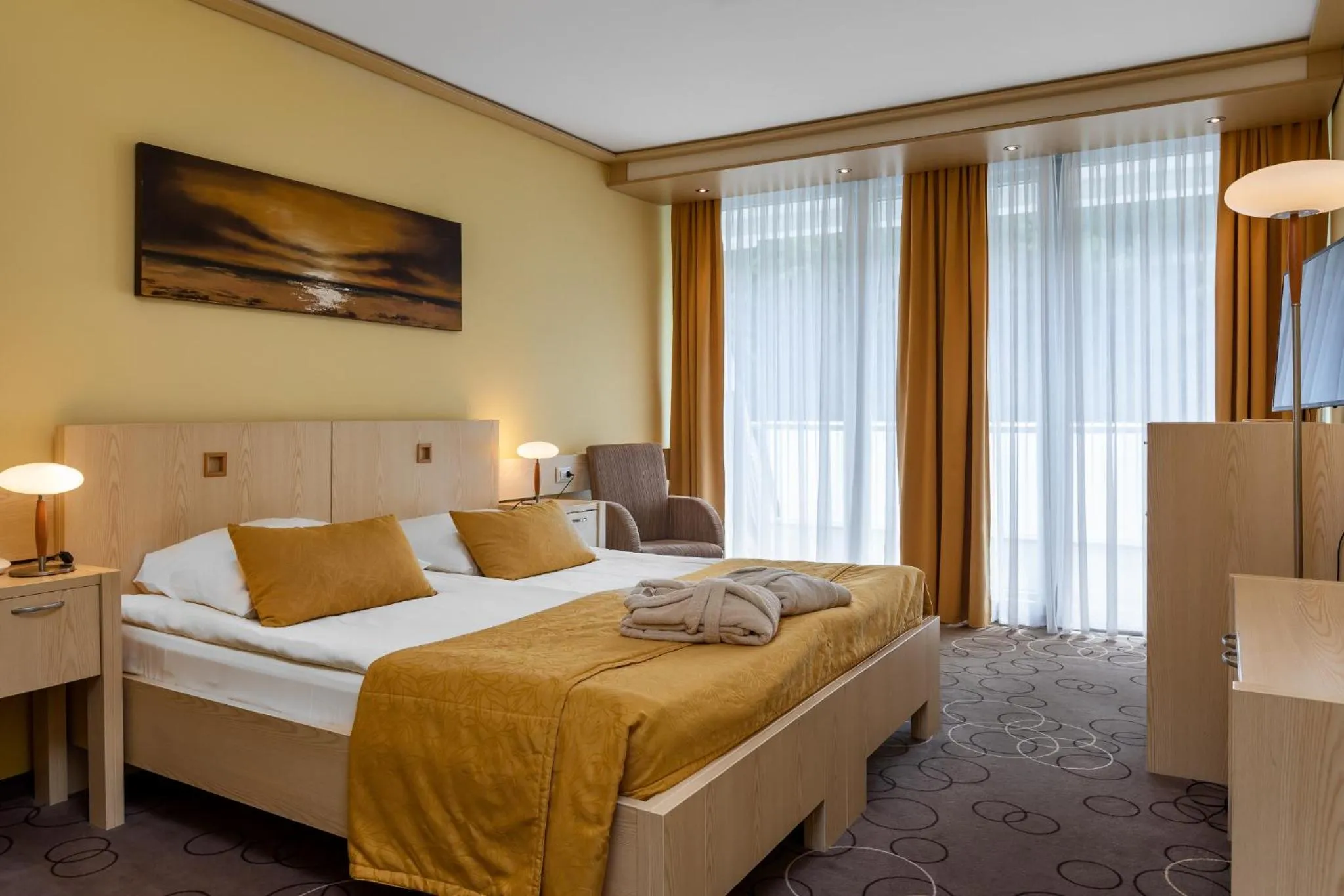 Bedroom, Bed in Grand Hotel Donat Superior & Wellness Center