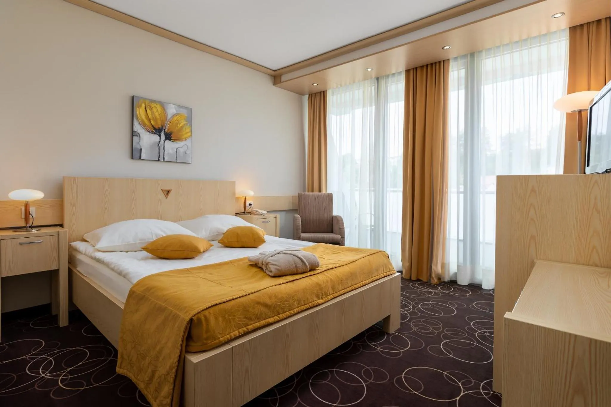 Bedroom, Bed in Grand Hotel Donat Superior & Wellness Center