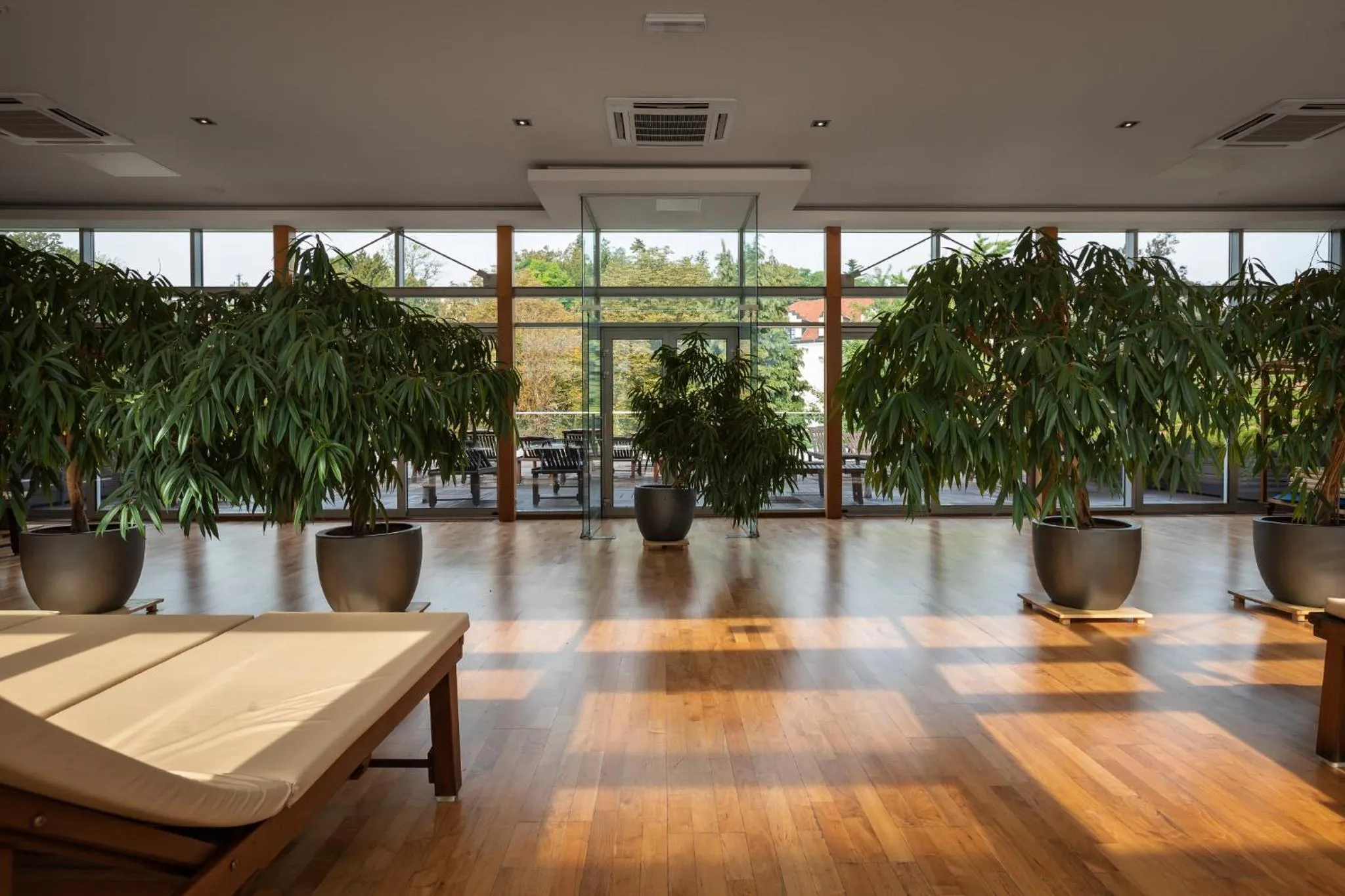 Patio in Grand Hotel Donat Superior & Wellness Center