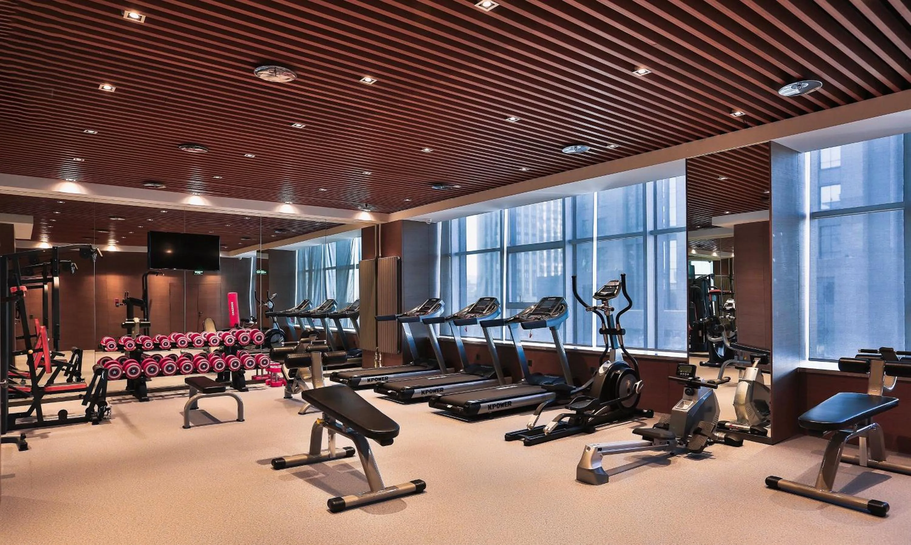 Fitness centre/facilities in Holiday Inn Express Harbin Qunli by IHG