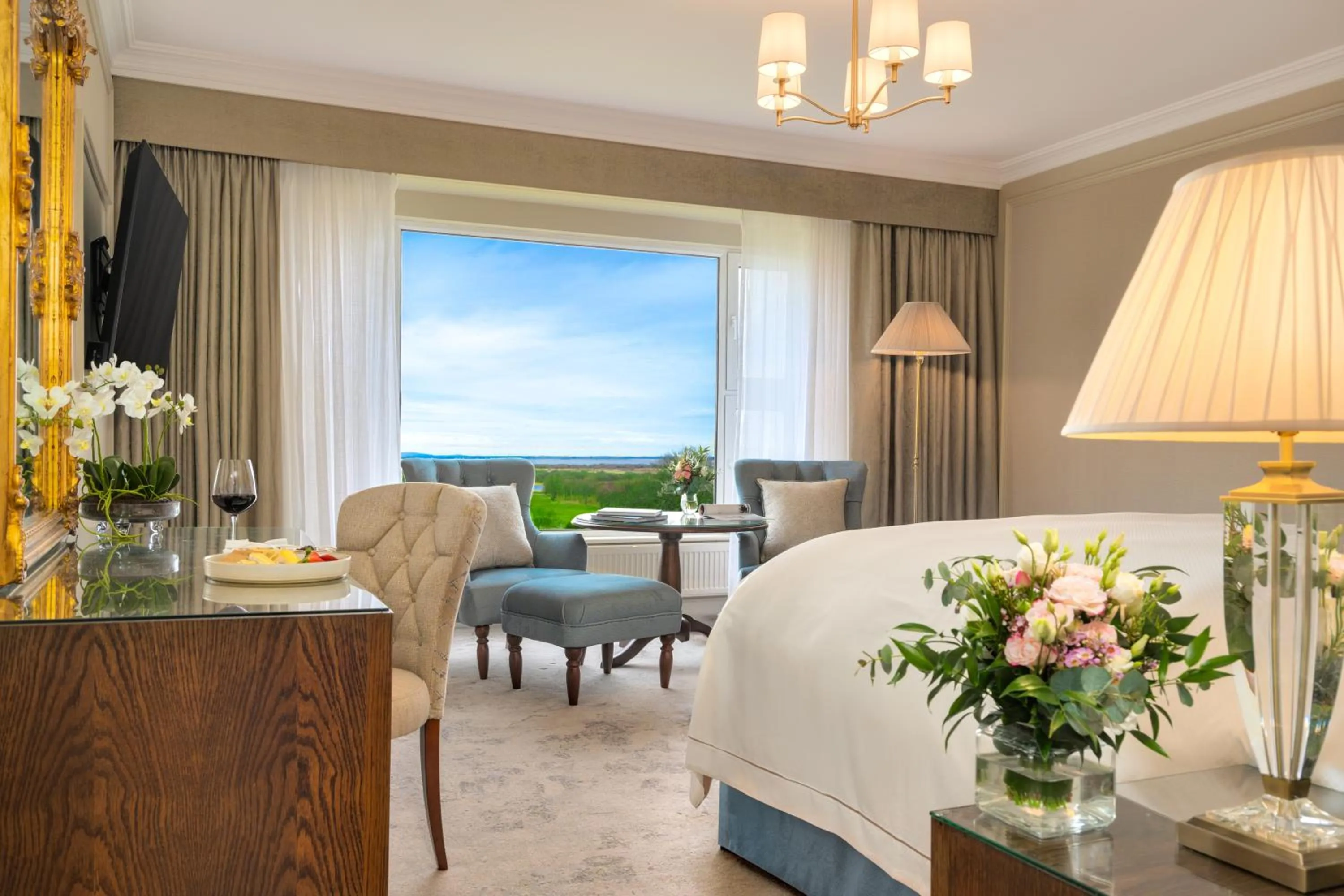 Bedroom in Glenlo Abbey Hotel