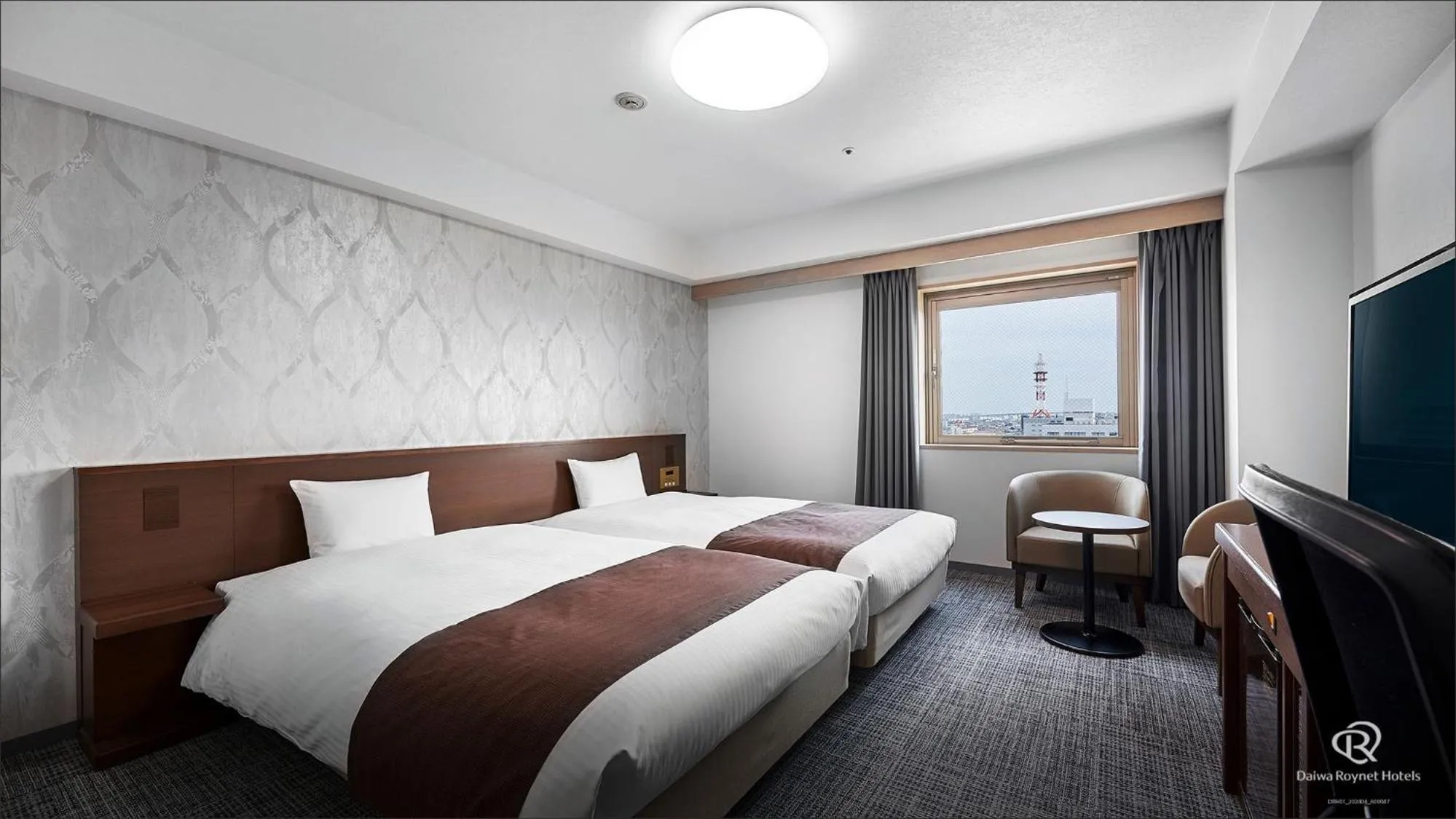 Bed in Daiwa Roynet Hotel Hachinohe