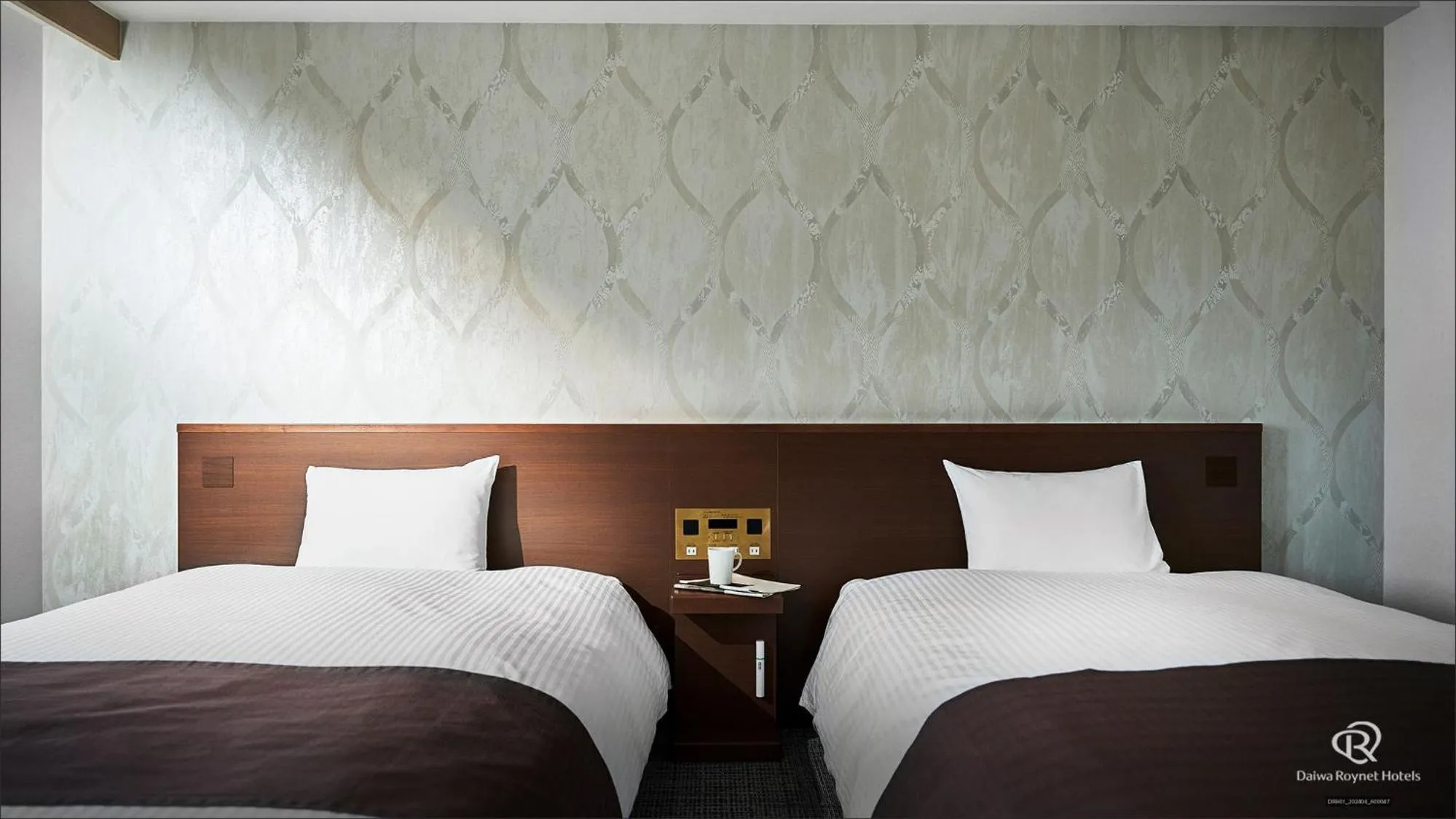 Bed in Daiwa Roynet Hotel Hachinohe