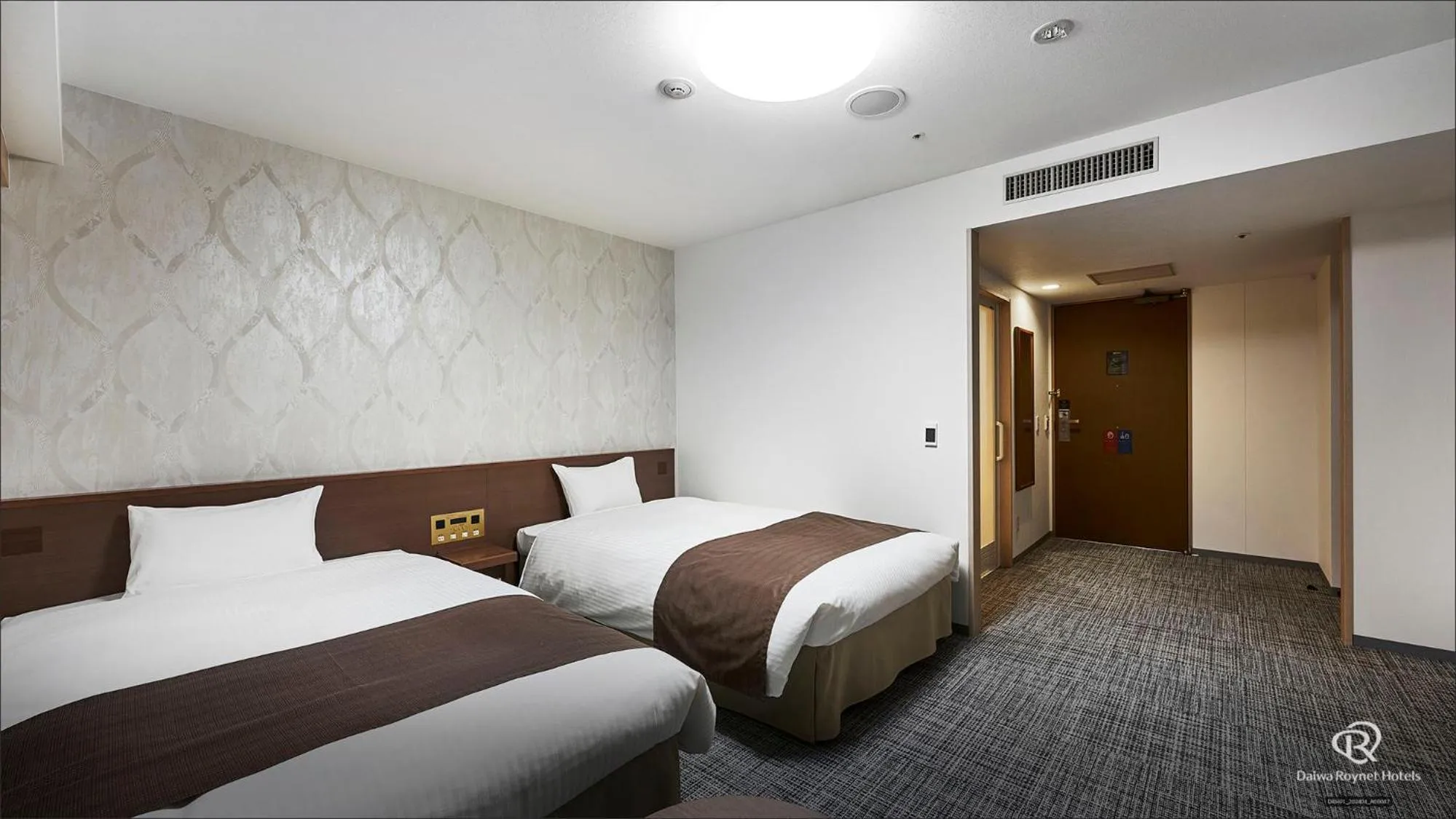 Bed in Daiwa Roynet Hotel Hachinohe