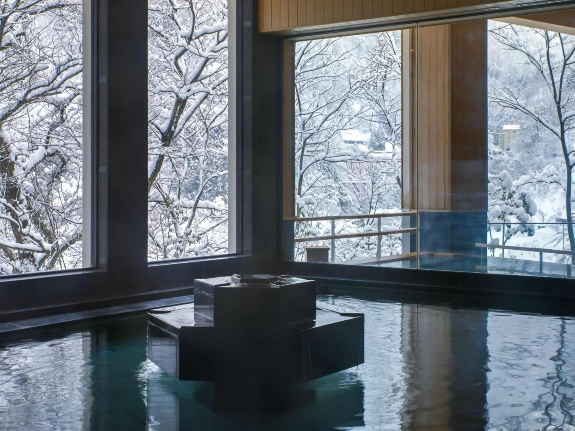 Natural landscape in Kurobe Unazukionsen Yamanoha