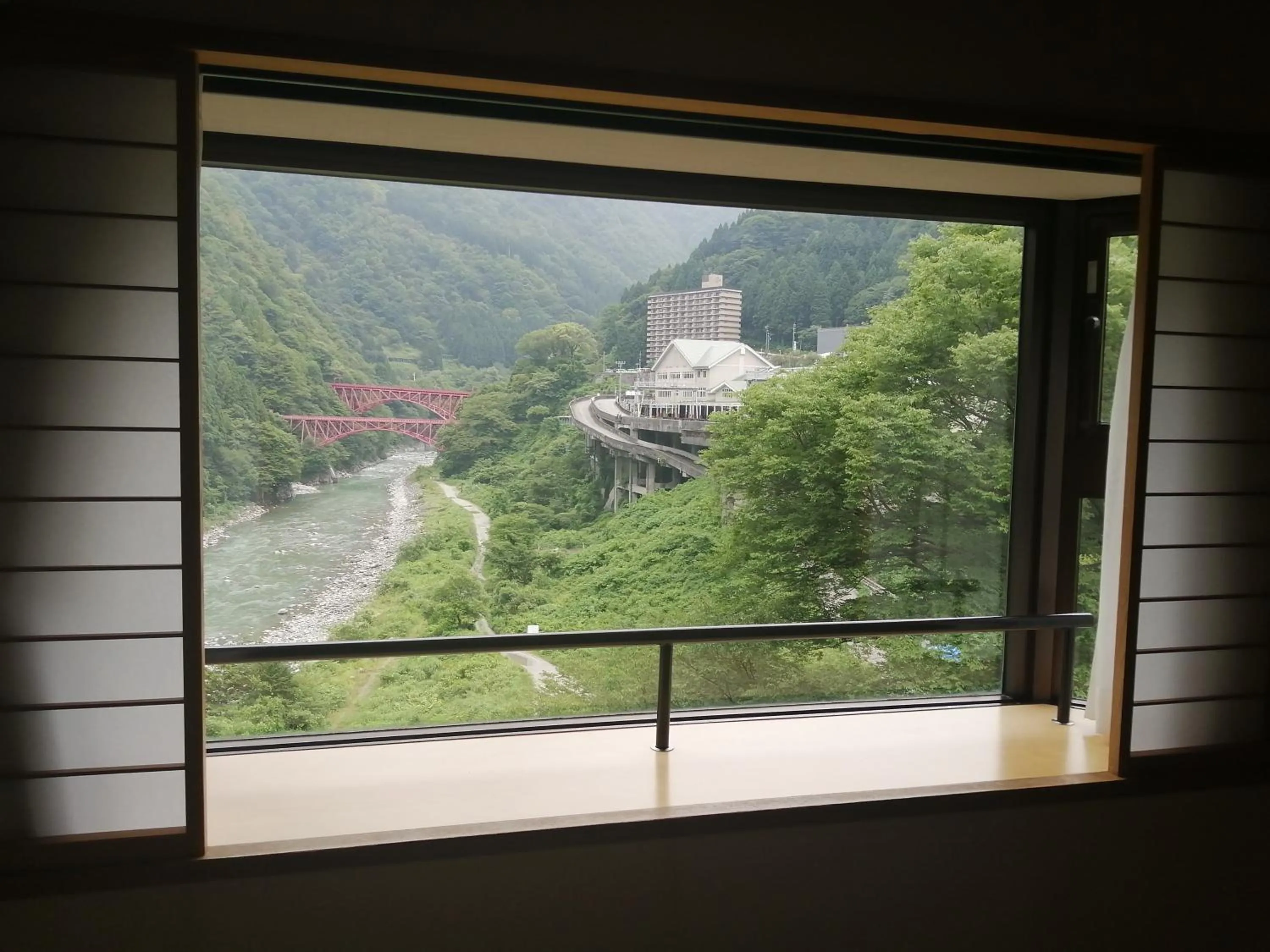 Natural landscape in Kurobe Unazukionsen Yamanoha