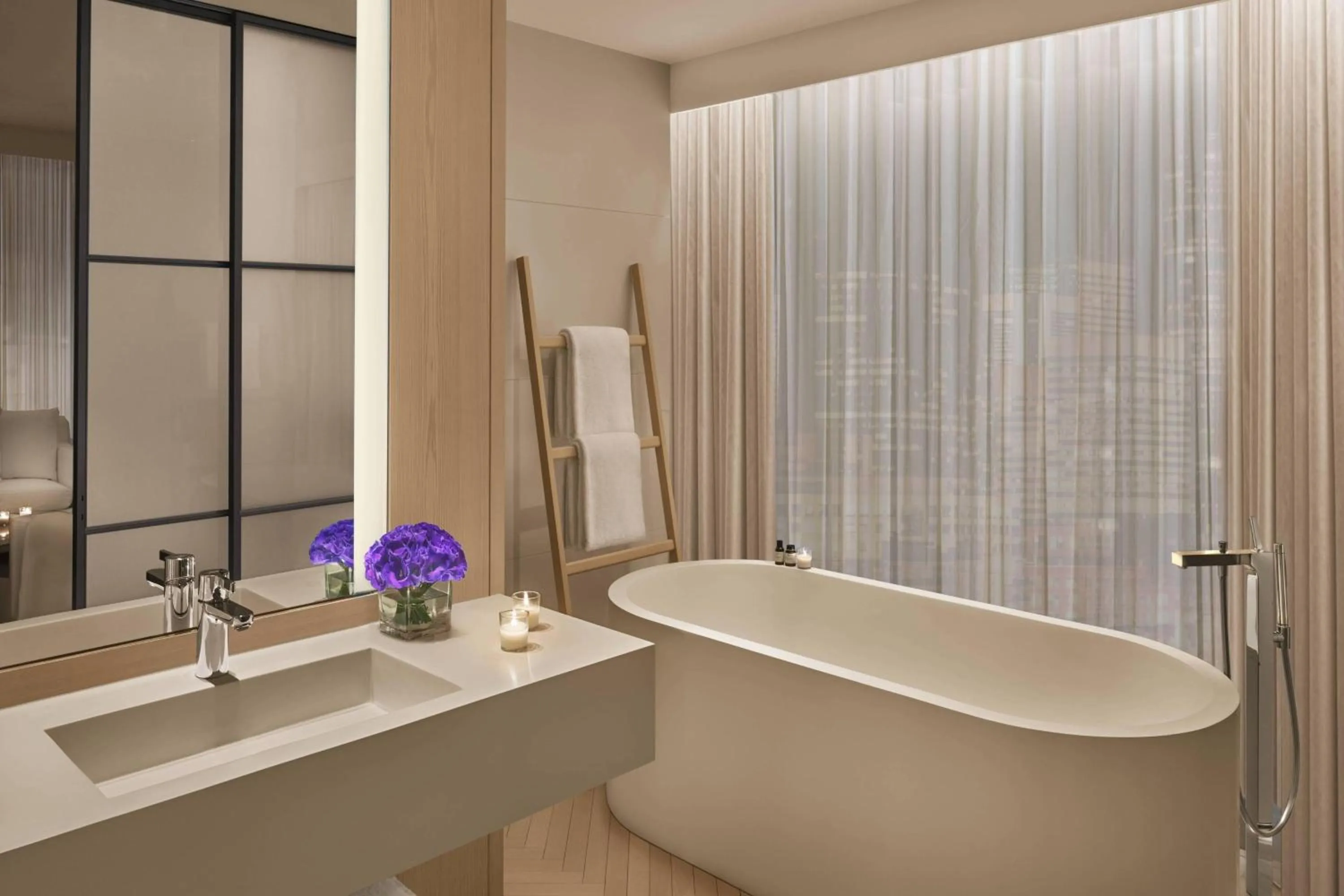 Bathroom in The Times Square EDITION New York