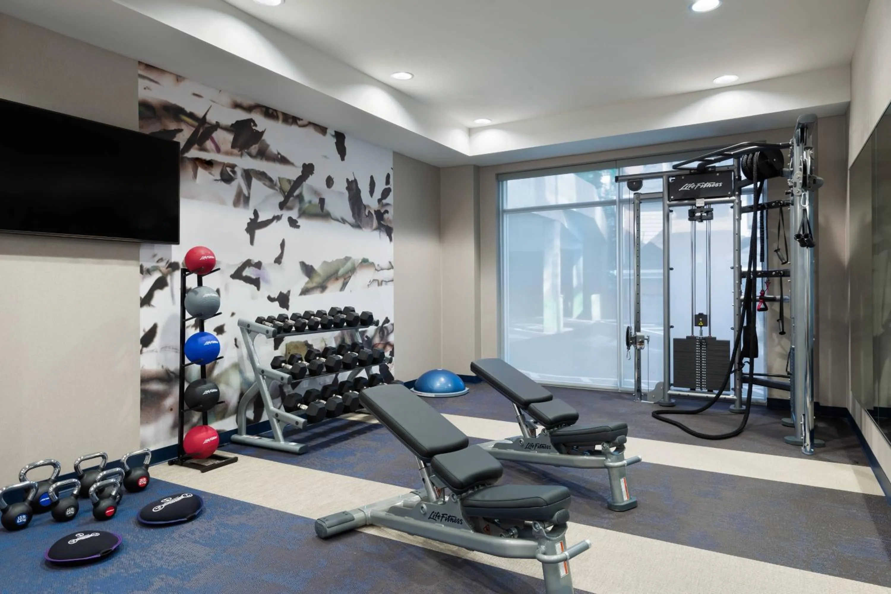 Fitness centre/facilities in Residence Inn by Marriott Buffalo Downtown