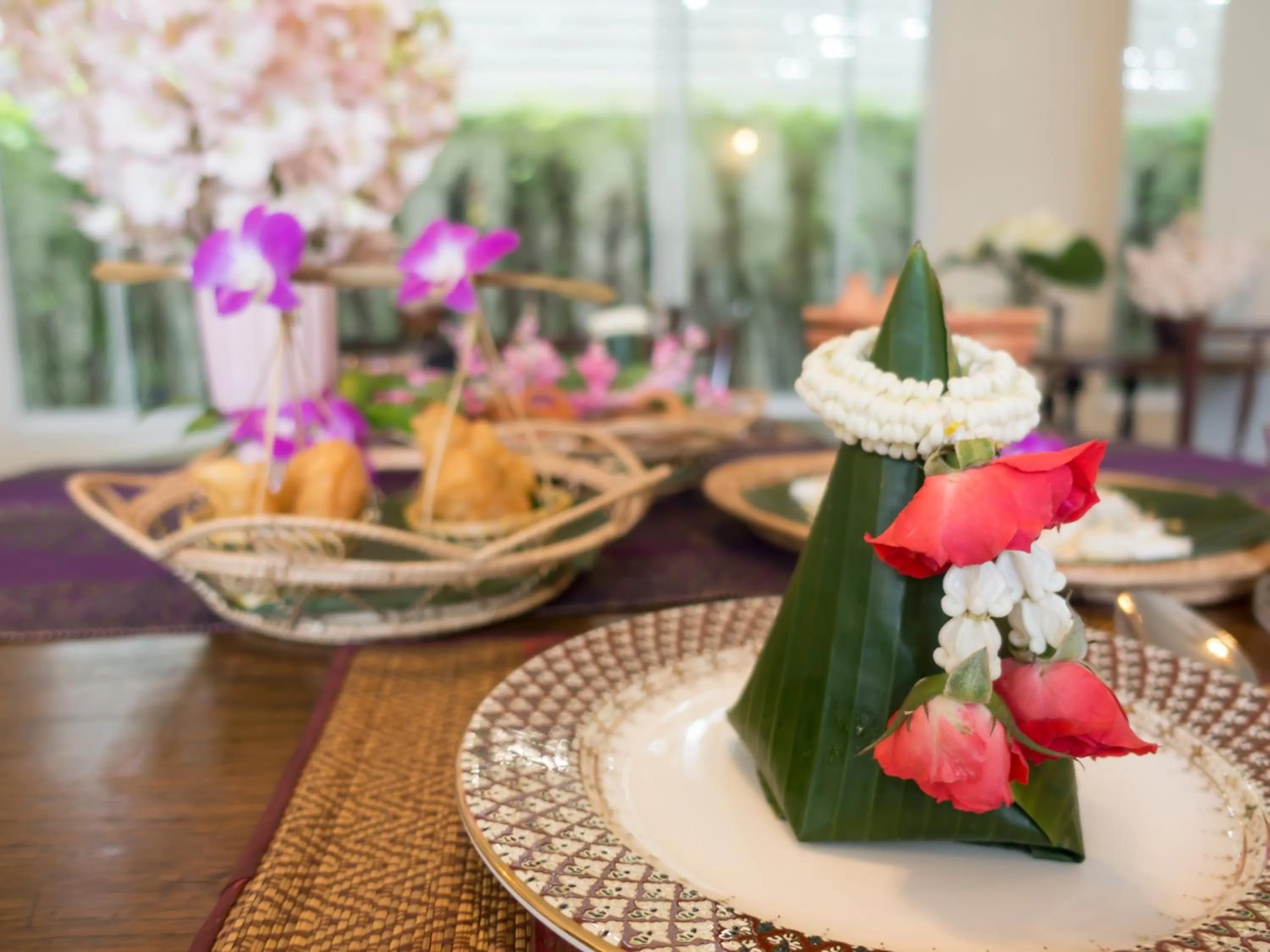 Asian breakfast in SSIP Boutique Dhevej Bangkok