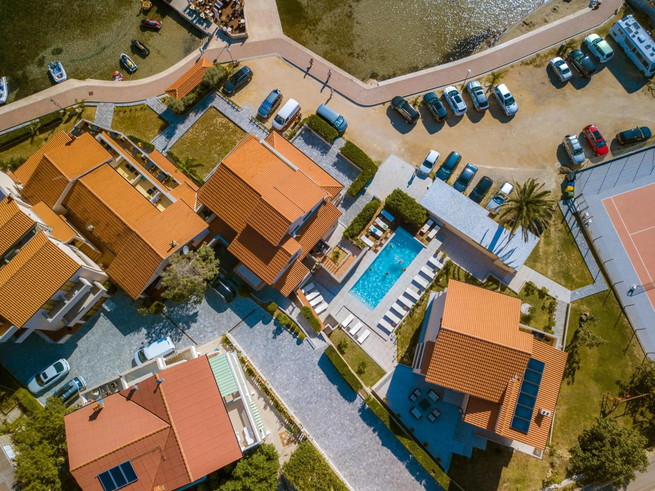 Bird's eye view in Villa Royal