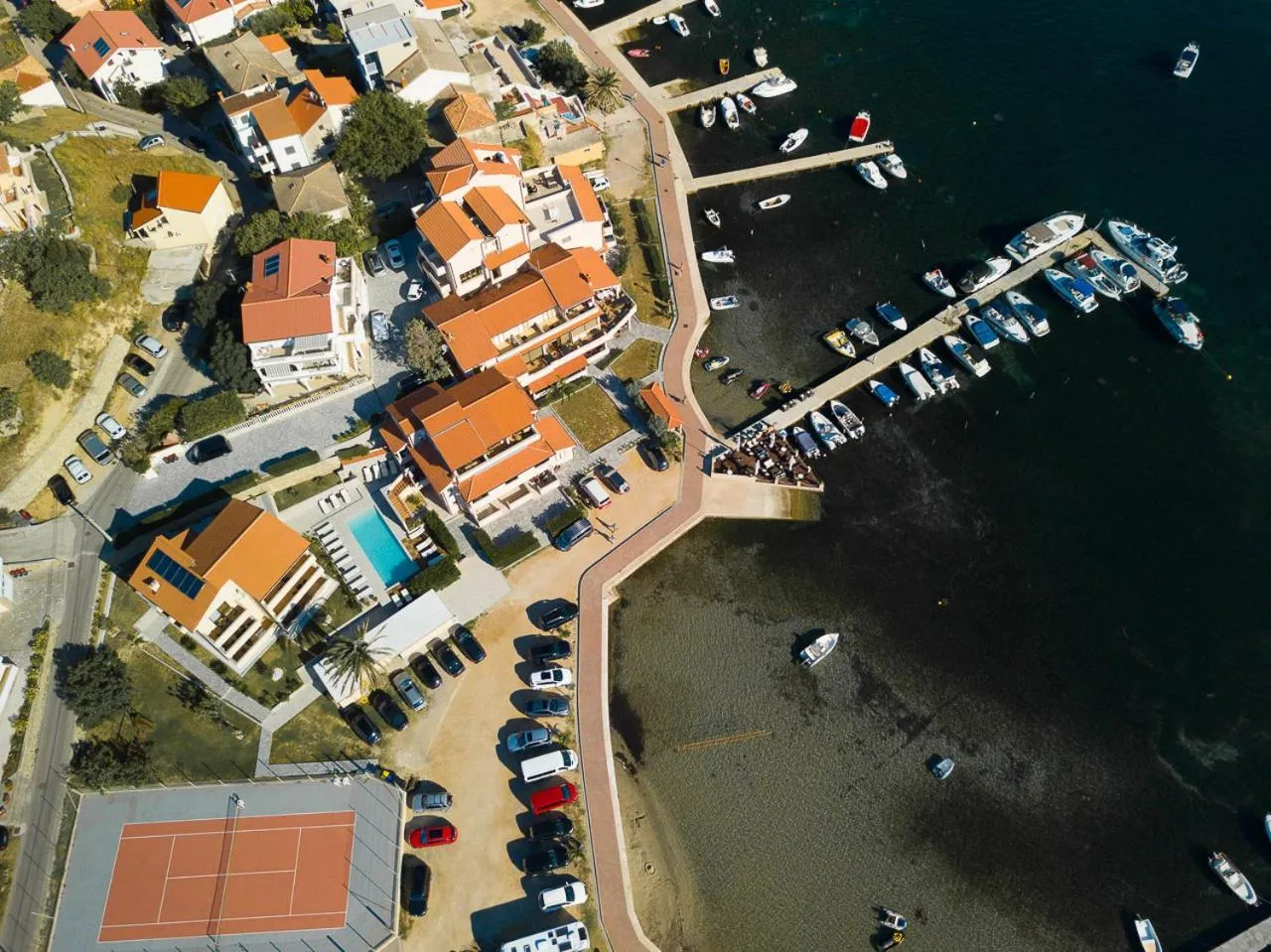 Bird's eye view in Villa Royal