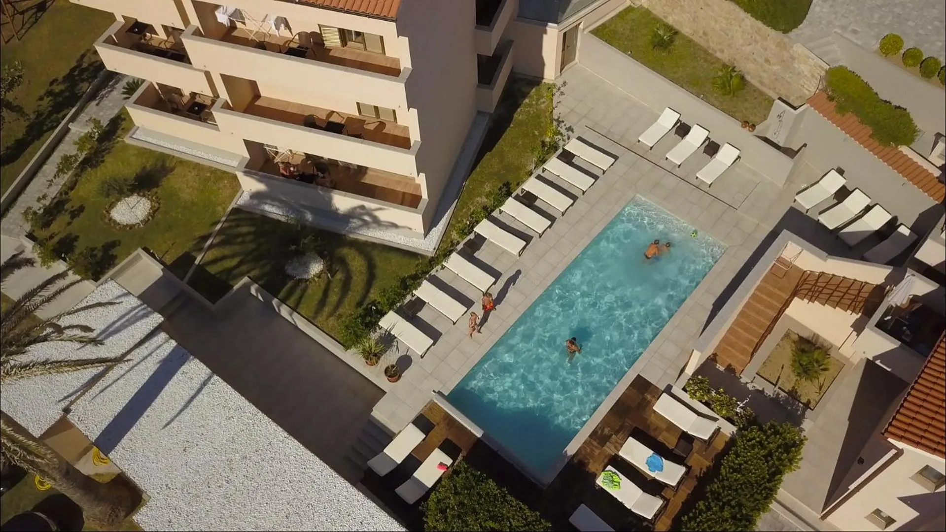 Bird's eye view in Villa Royal