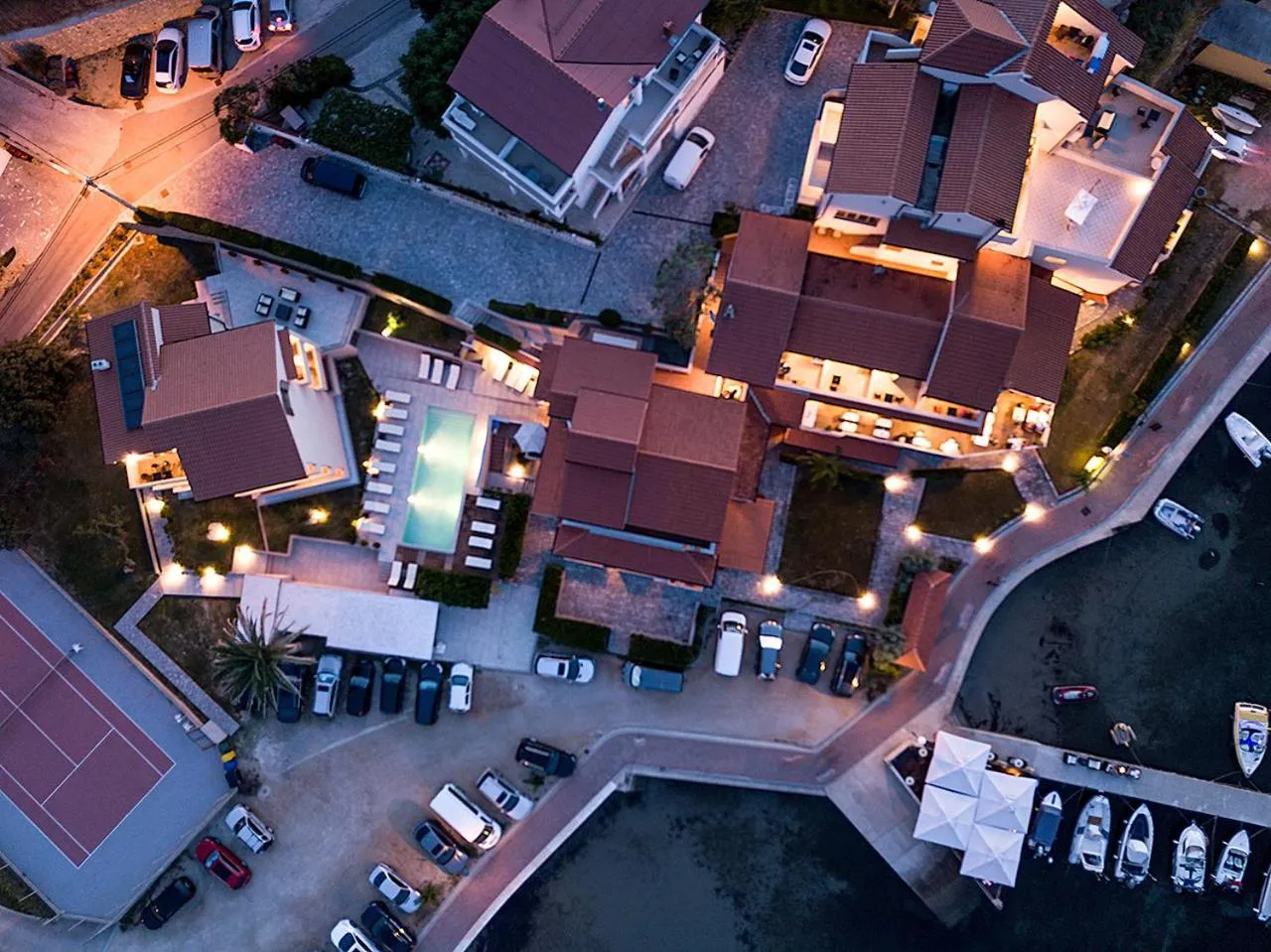 Bird's eye view in Villa Royal