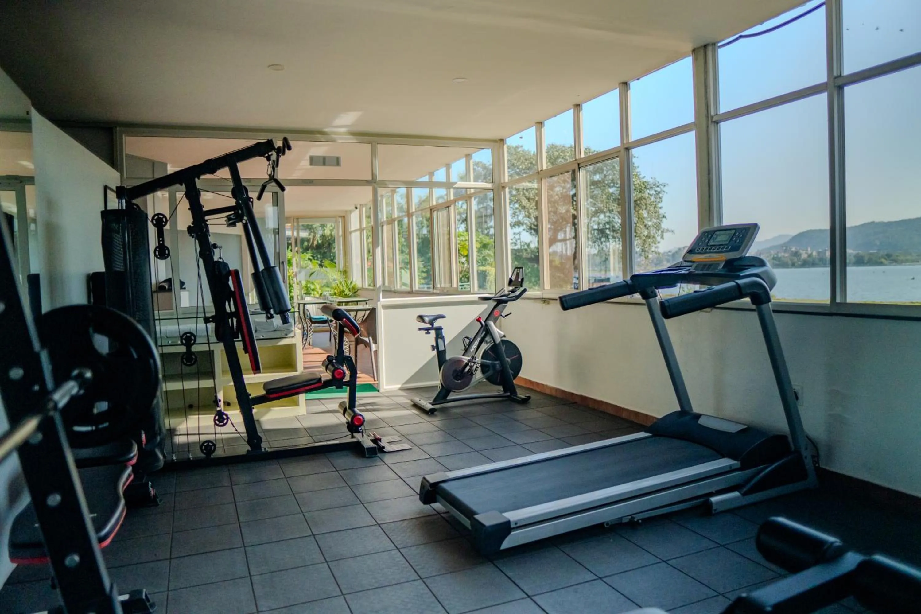 Fitness centre/facilities in Waterfront Resort by KGH Group