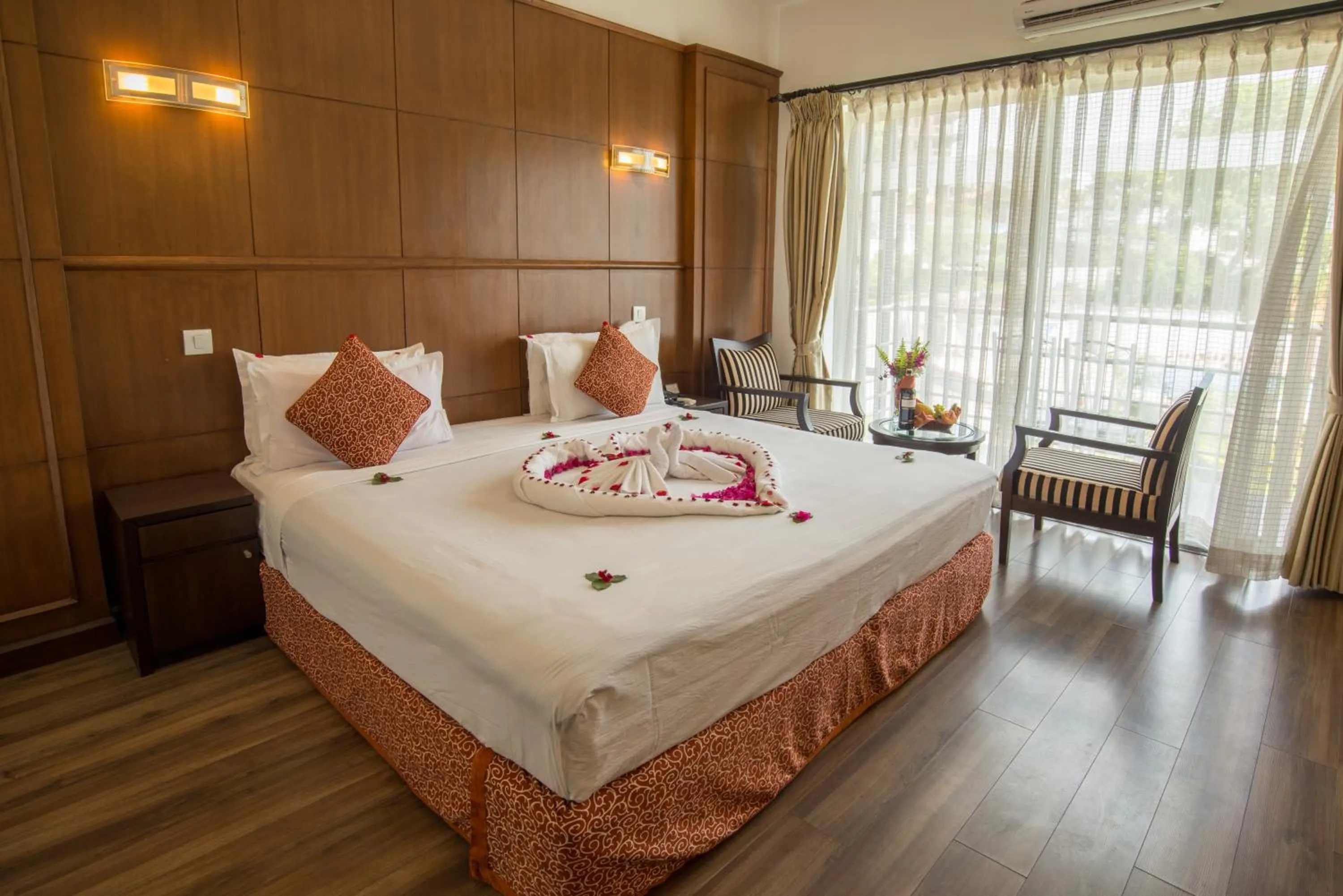 Decorative detail, Bed in Waterfront Resort by KGH Group