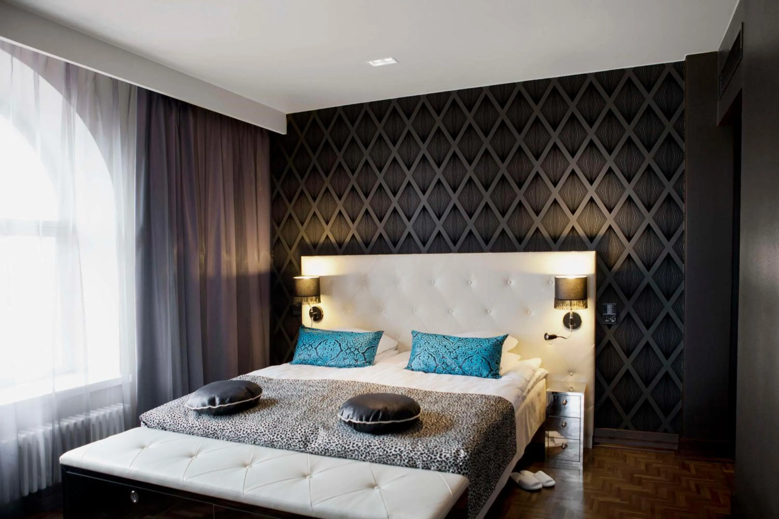 Bedroom, Bed in Scandic Paasi