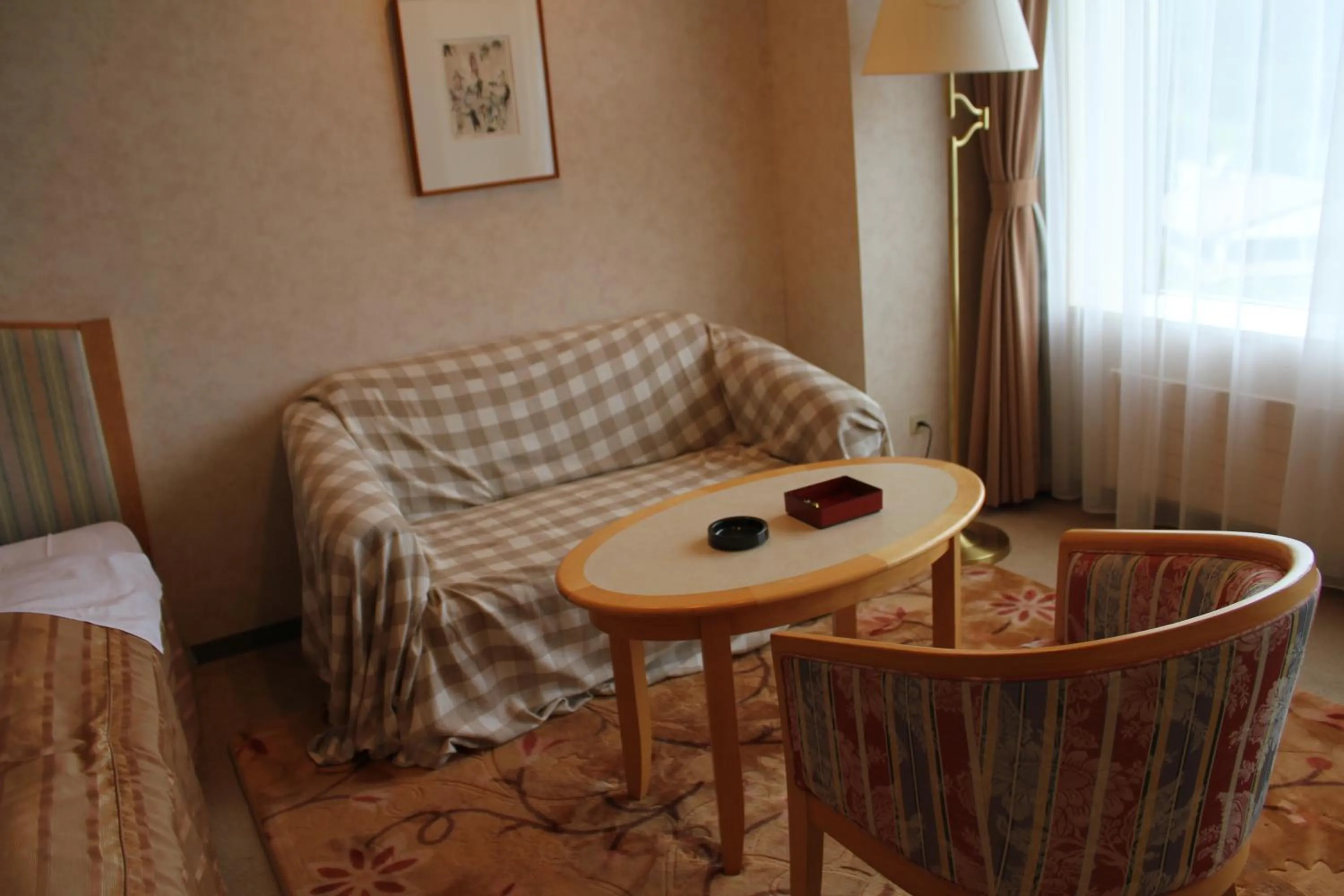 Seating area in LiVEMAX RESORT Hakodate Greenpia Onuma