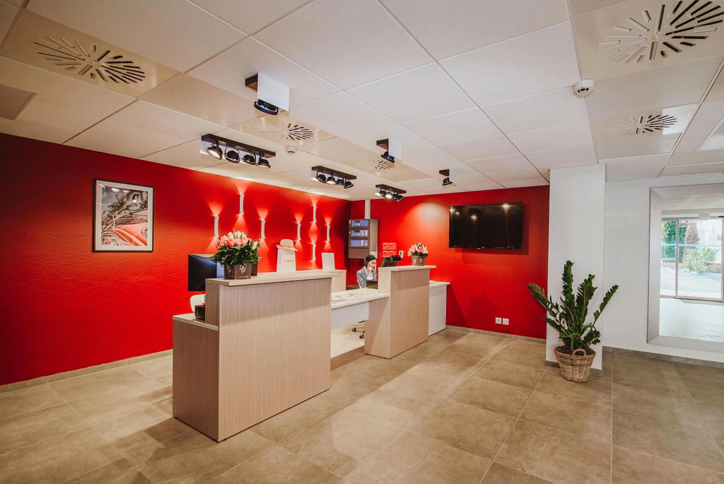 Lobby or reception in Résidence Vacances - Azureva Roquebrune-Cap-Martin