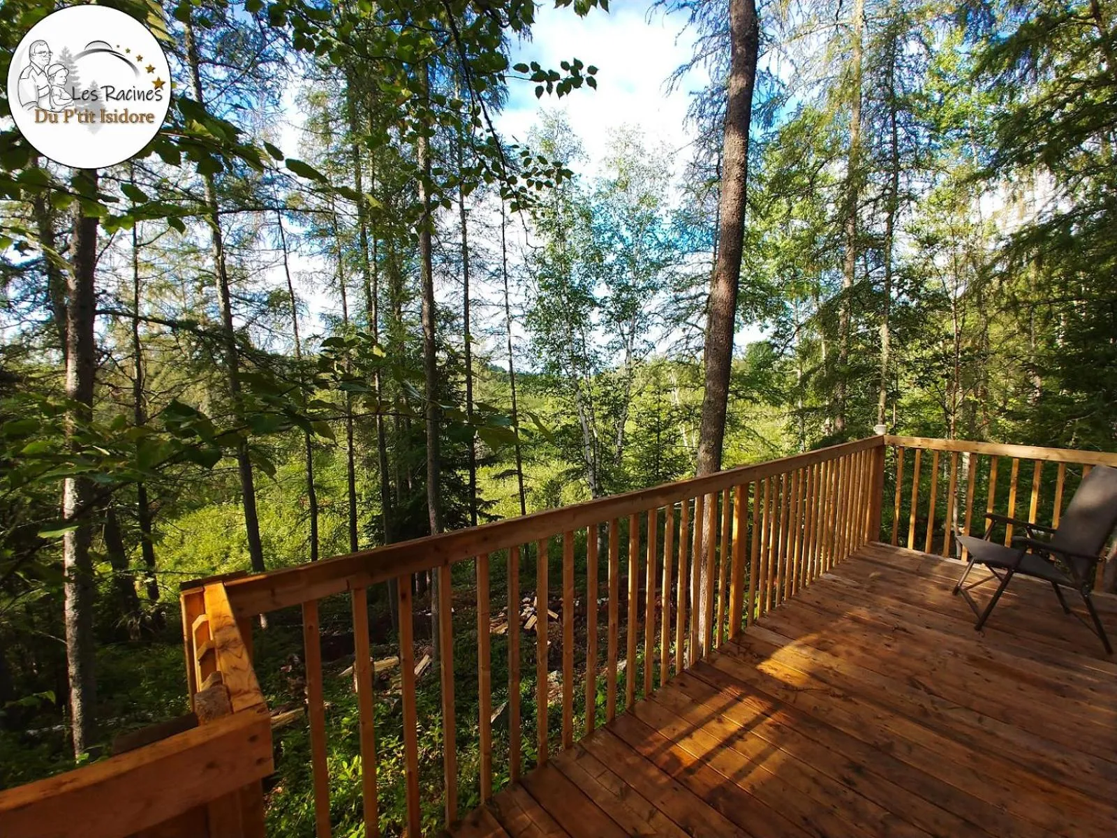 Natural landscape in Les Racines du p'tit Isidore